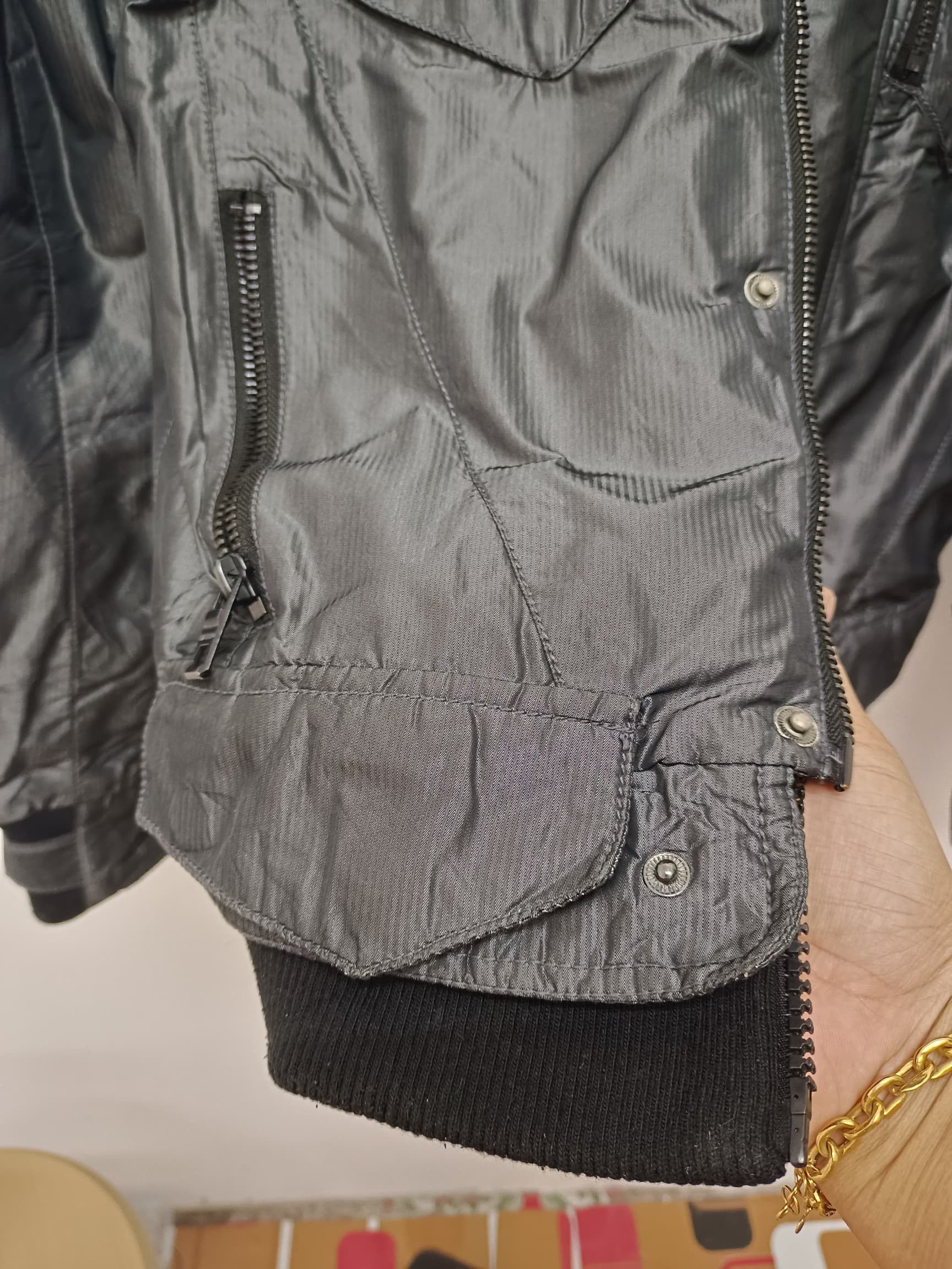 Vintage vintage 🔥Buckaroo Quilted Military Style black Jacket Size US L / EU 52-54 / 3 - 2 Thumbnail