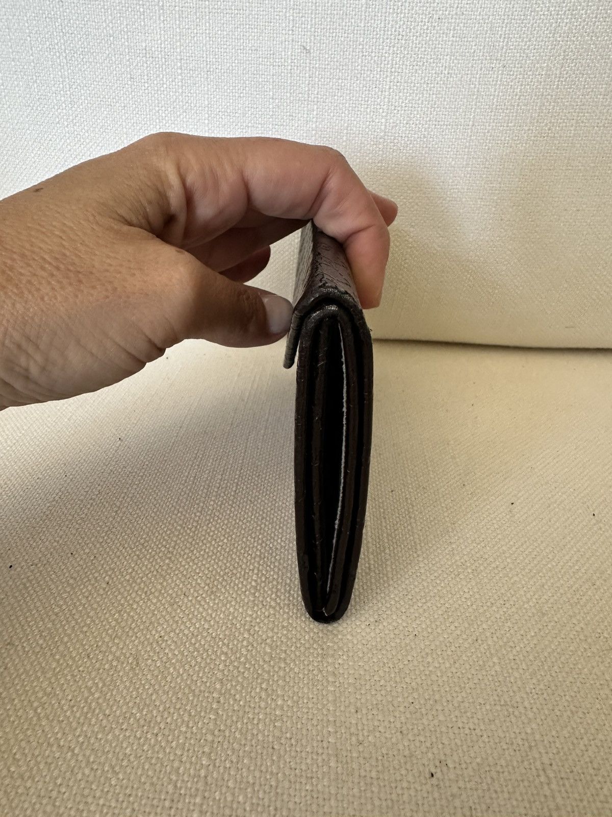 Gucci GUCCI Collapsible Triangular Leather SUNGLASS Case ONLY Size ONE SIZE - 9 Thumbnail