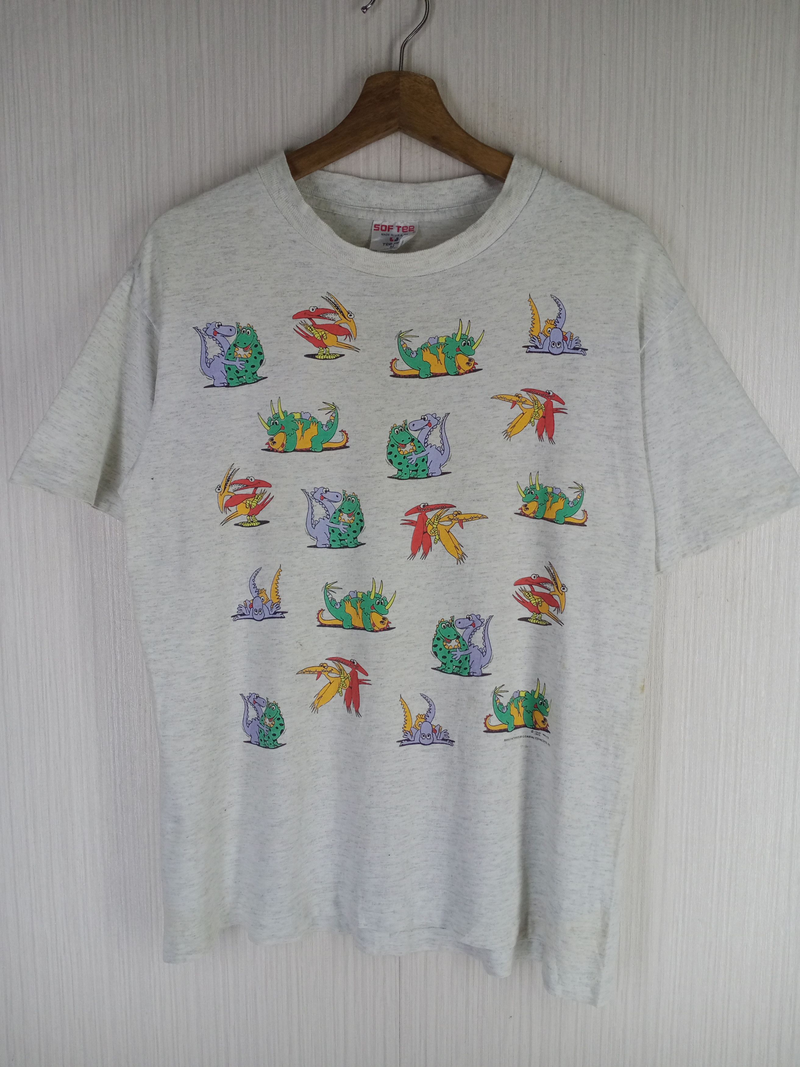 Vintage Very Rare Vintage 1992 Coastal Concepts Sex Position Tshirt Size US M / EU 48-50 / 2 - 3 Thumbnail