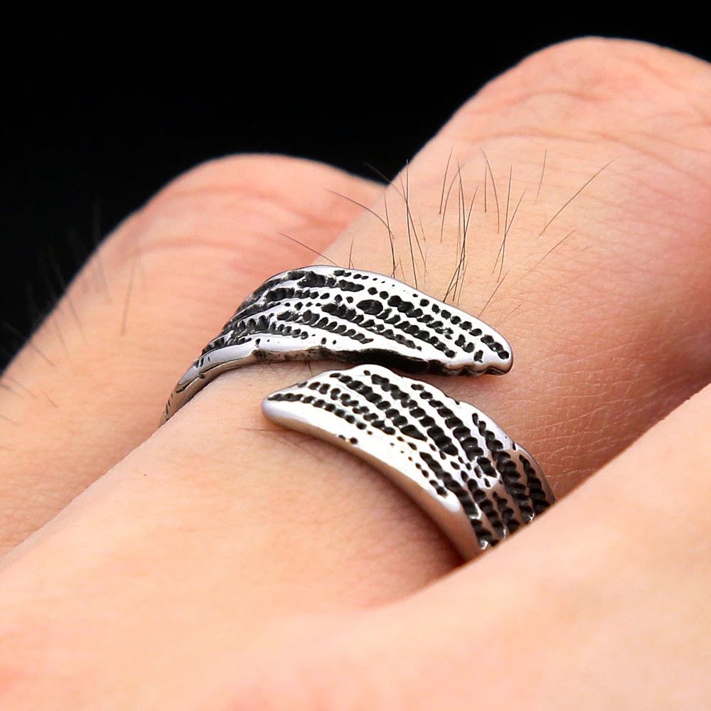 Jewelry Angel Wings Ring Size ONE SIZE - 4 Thumbnail