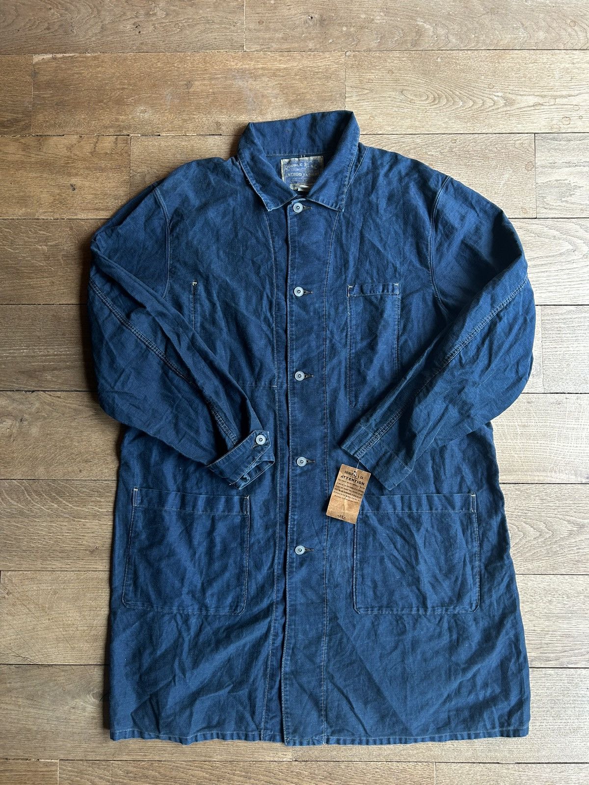 RALPH LAUREN RRL COTTON - LINEN ENGINEER COAT