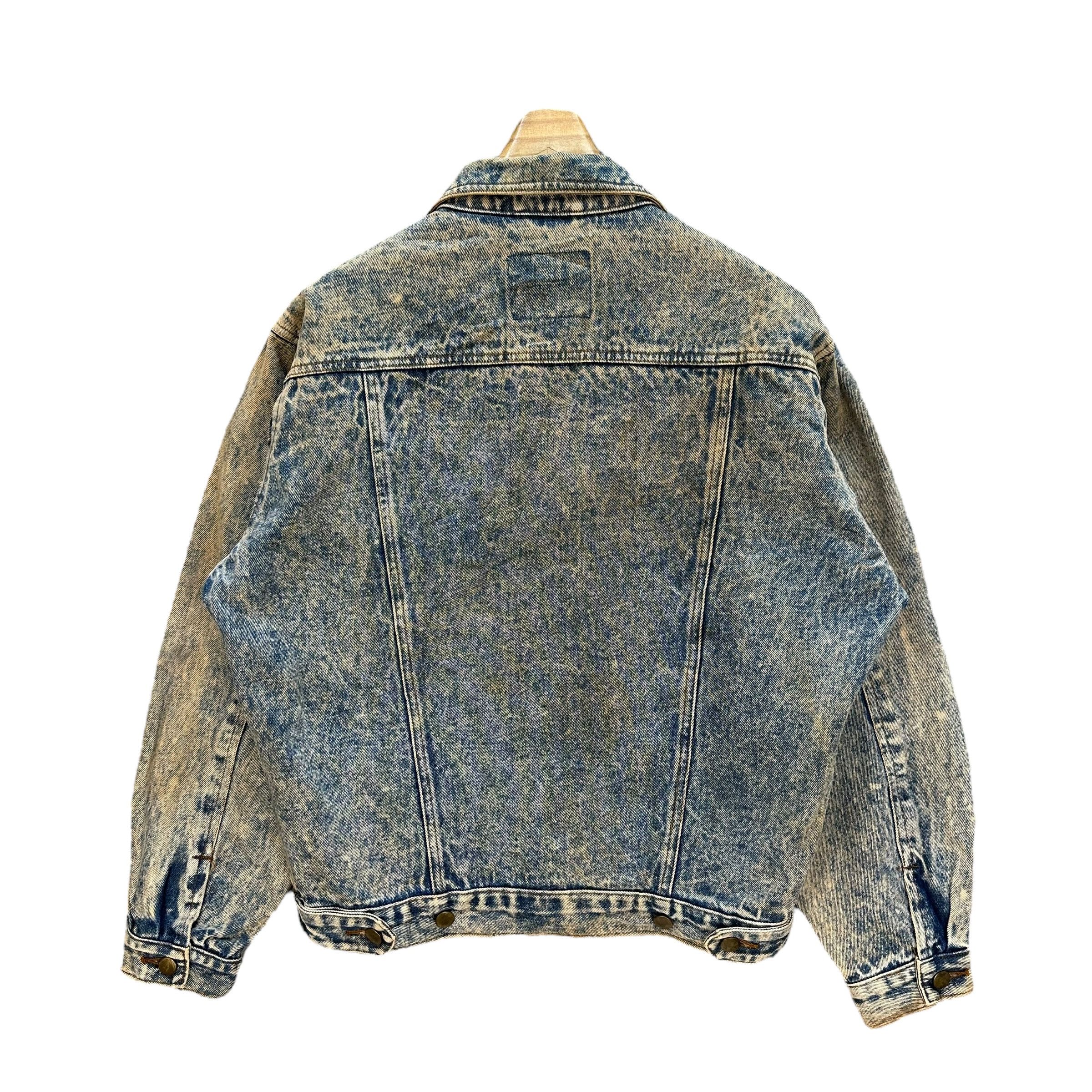 Vintage BRIGHT LIGHTS Washed Denim Jacket #A52-1203 Size US M / EU 48-50 / 2 - 12 Thumbnail