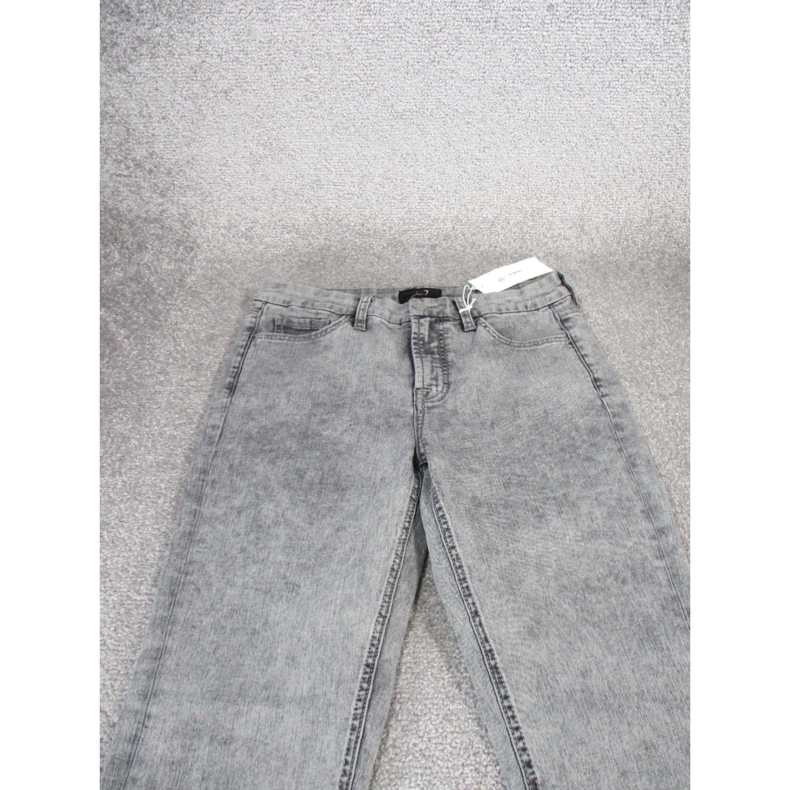 Vintage VINTAGE Adriano Goldschmied Jen 7 Jeans Womens 6 Slim Boyfriend Gray Denim NEW Size 28" / US 6 / IT 42 - 2 Thumbnail