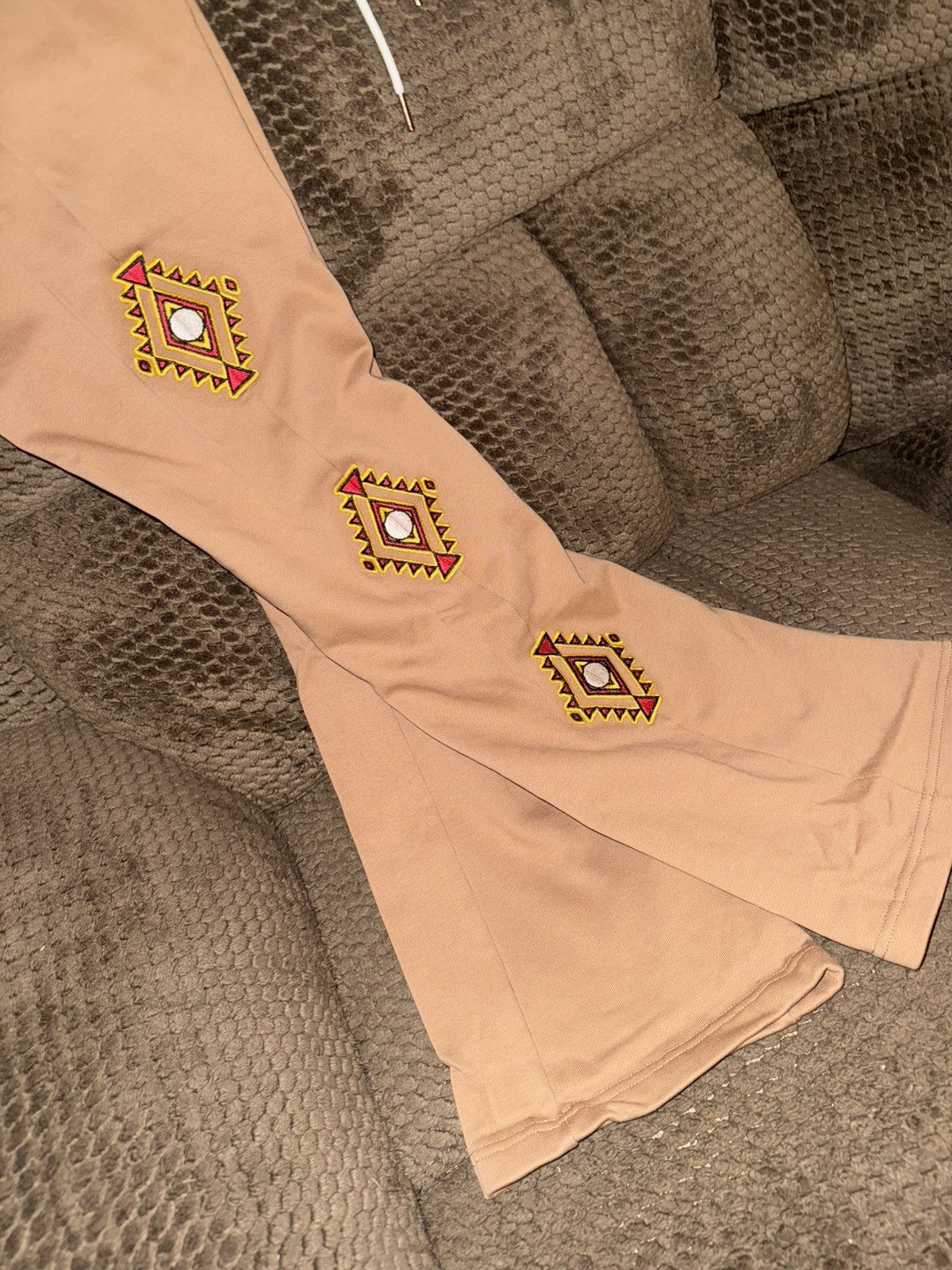Complex Campus Goods x Saints & Sinners NEW! Western Stacked Joggers Size US 32 / EU 48 - 11 Thumbnail