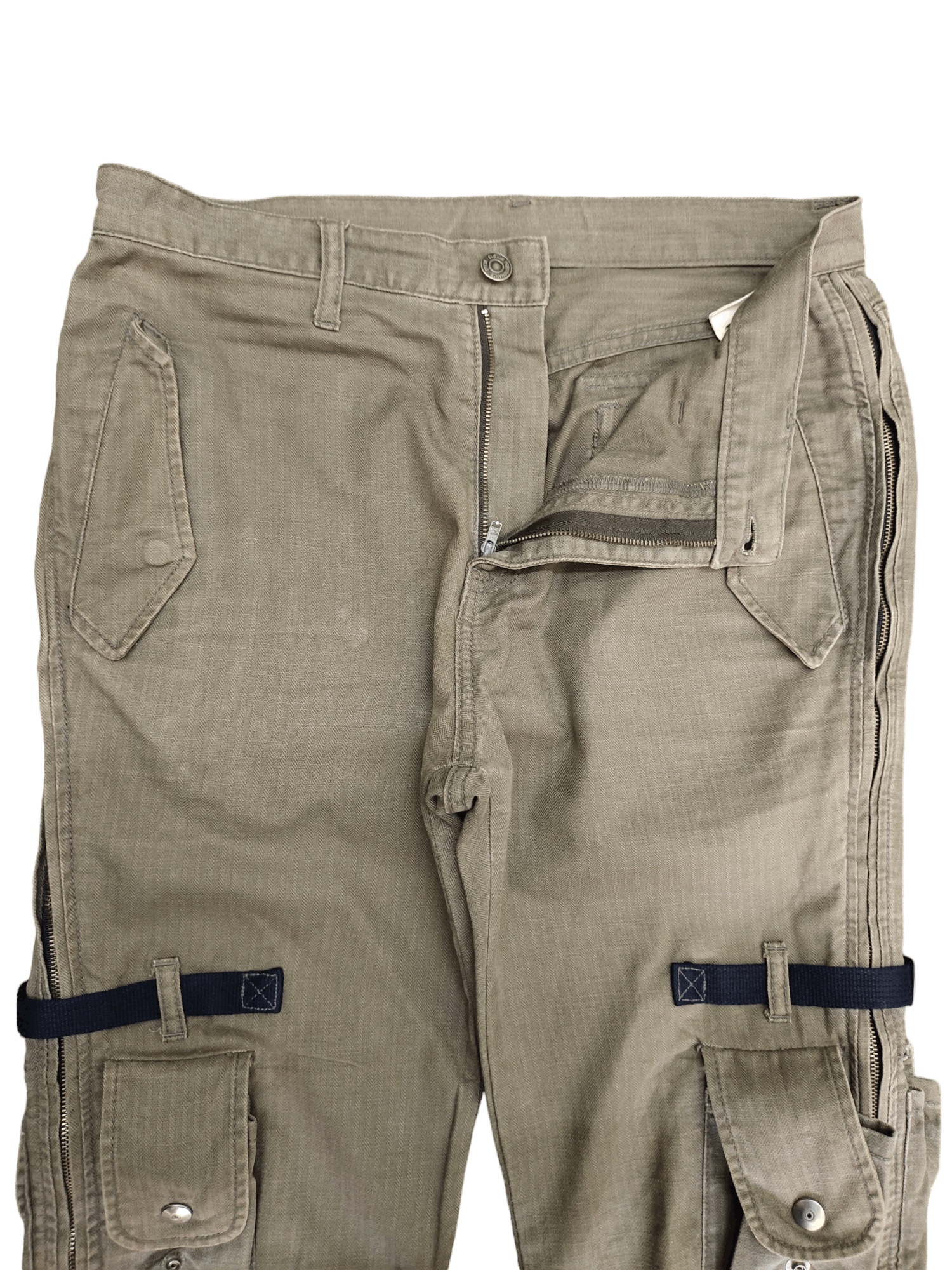 PPFM PPFM Long Zipper Bondage Punk Multi Pocket Tactical Pants Size US 32 / EU 48 - 9 Thumbnail