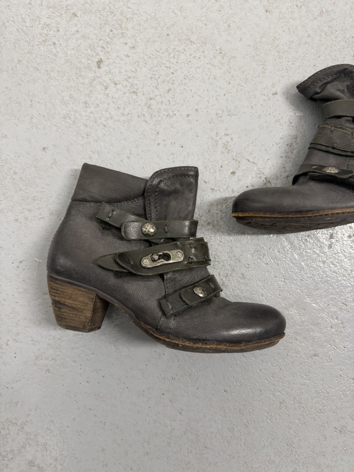A.S.98 Vintage A.S.98 Leather Buckle Boots Size US 8 / IT 38 - 3 Thumbnail