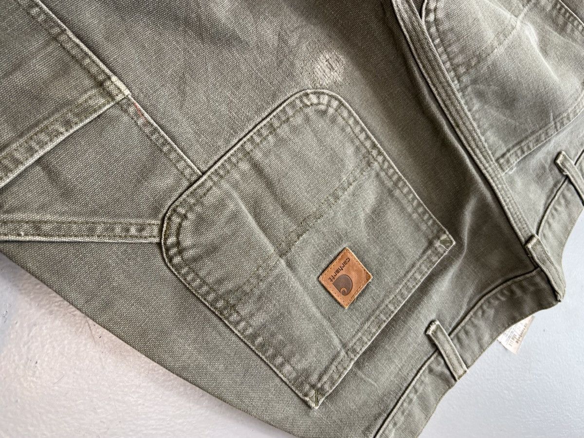 Carhartt Vintage carhartt b11 moss carpenter denim Size US 34 / EU 50 - 7 Thumbnail