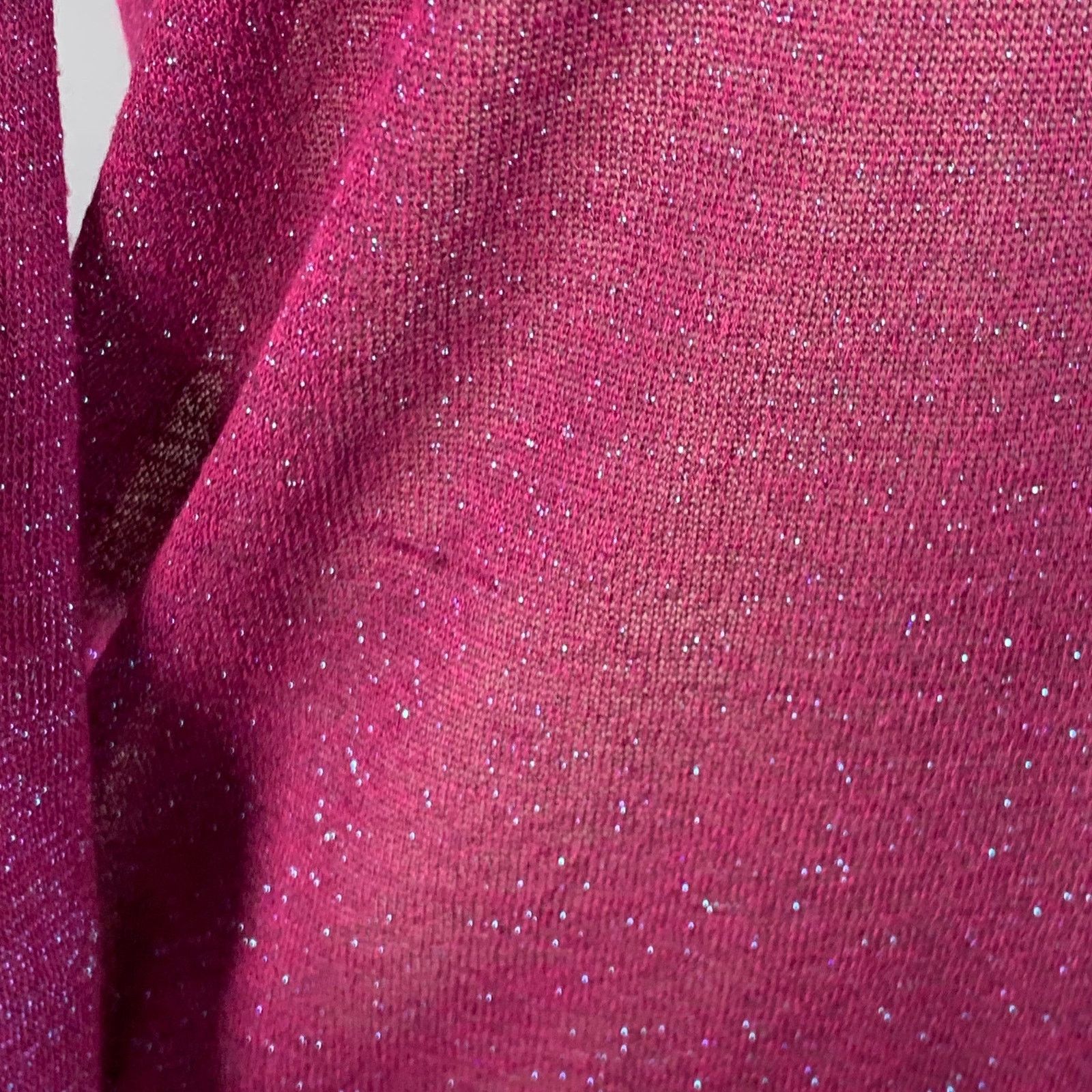 Sies Marjan SIES MARJAN Magenta Viscose Metallic Crew Neck Pullover Size S / US 4 / IT 40 - 8 Thumbnail