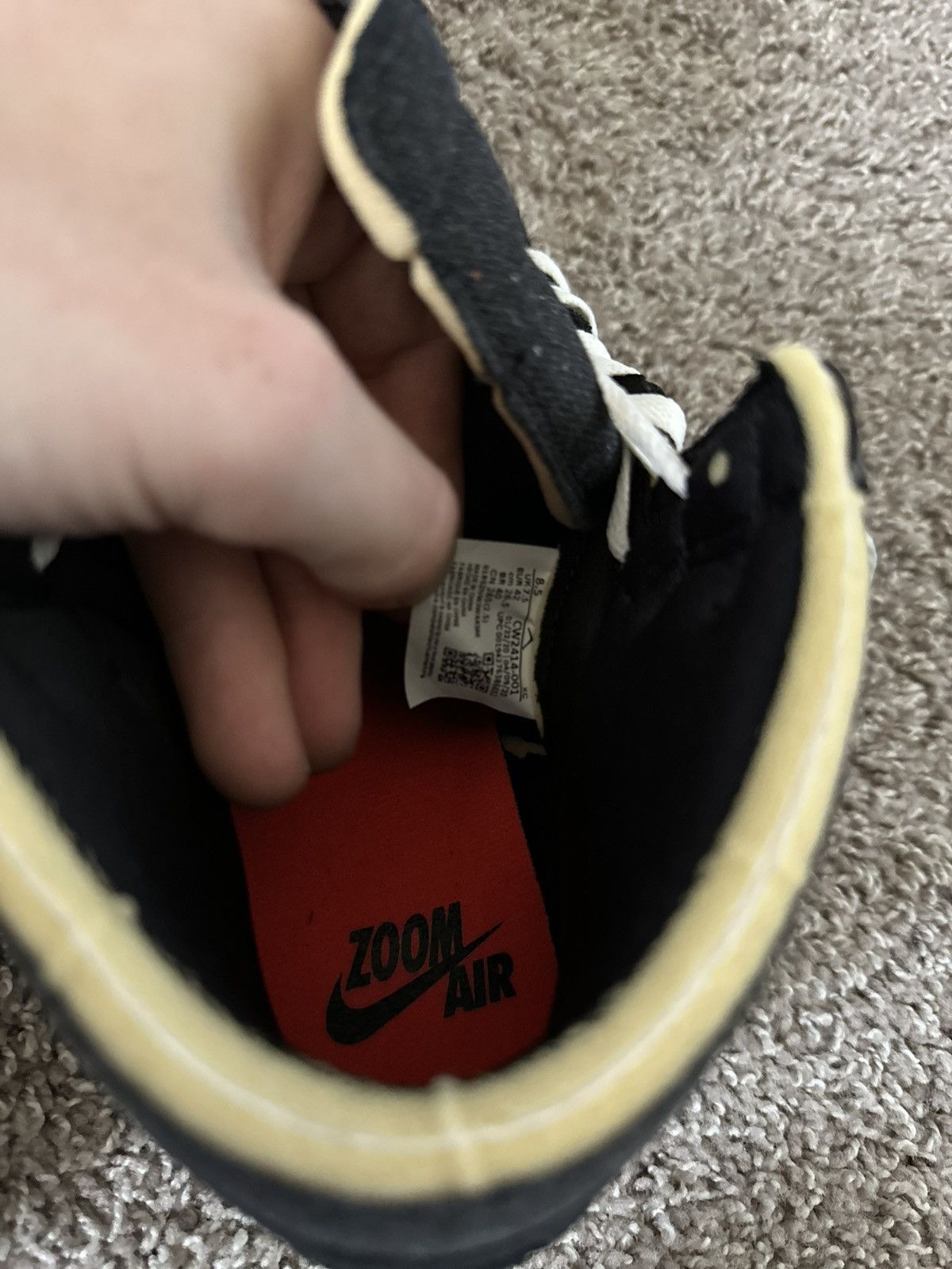 Jordan Brand Air Jordan 1 High Zoom Crater Size US 8.5 / EU 41-42 - 4 Thumbnail