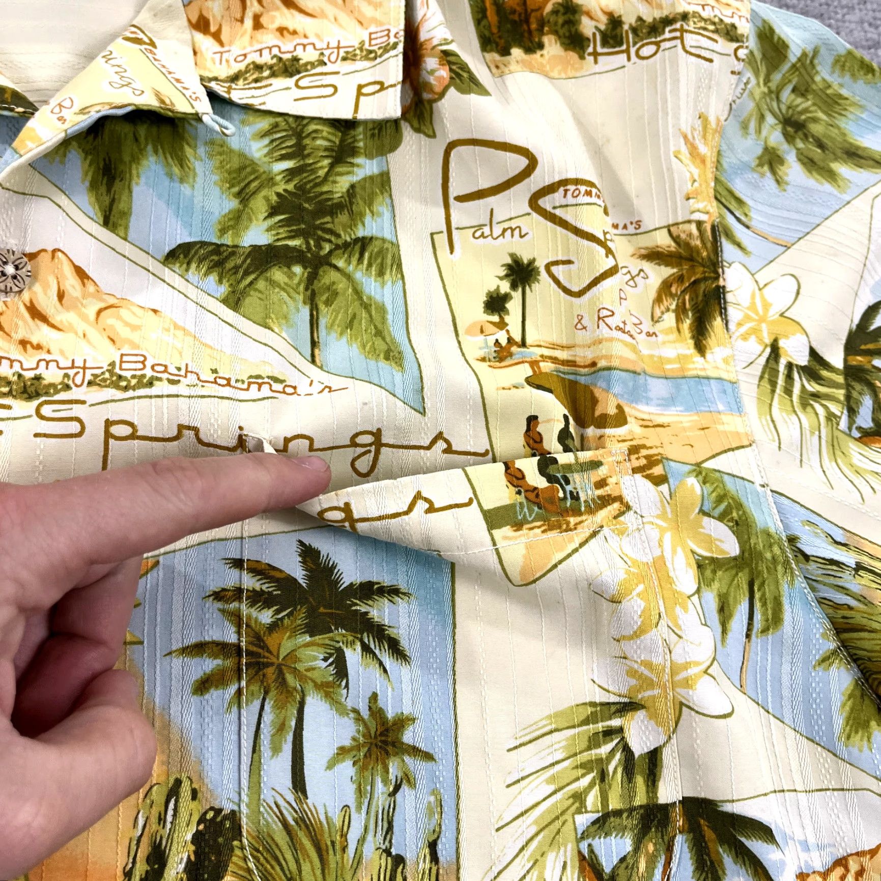 Tommy Bahama Vintage Tommy Bahama Shirt Men Large Palm Springs Hawaiian Floral Silk Button-Up Size US L / EU 52-54 / 3 - 5 Thumbnail