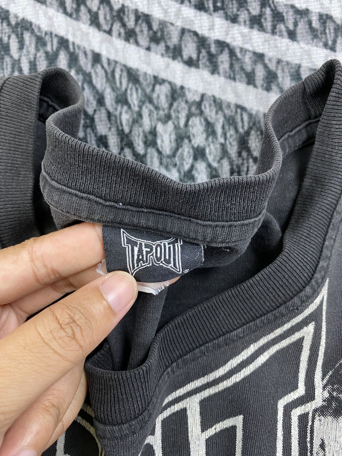 Tapout Vintage Tapout Big Crazy Skull TShirt Size US XL / EU 56 / 4 - 5 Thumbnail