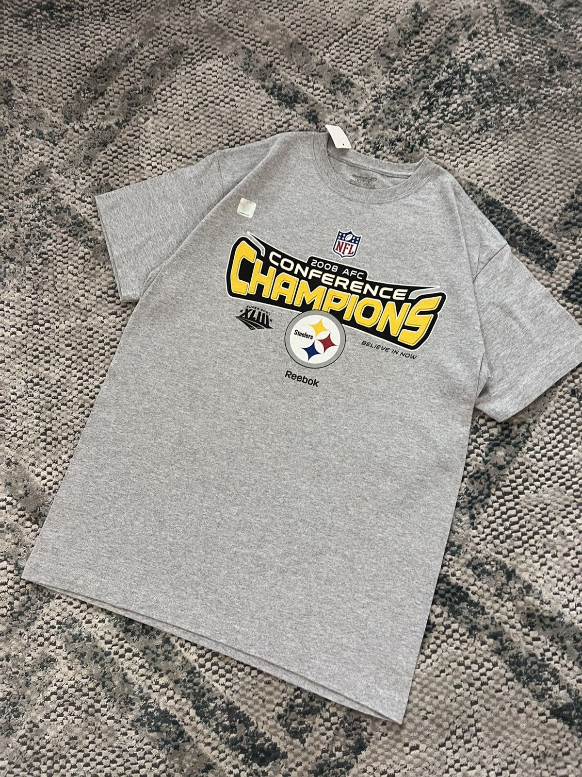 NFL × Reebok Y2K 2008 Steelers conference champion tee Size US M / EU 48-50 / 2 - 1 Thumbnail