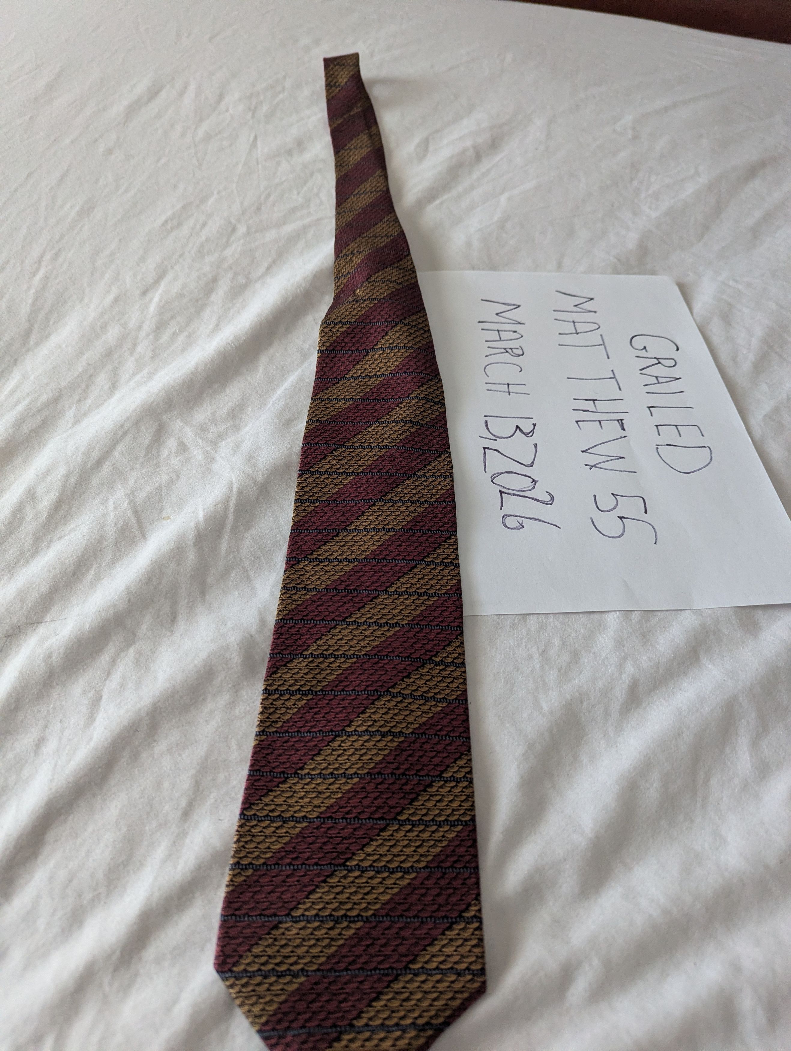 Calvin Klein Fine Silk Tie Size ONE SIZE - 2 Thumbnail
