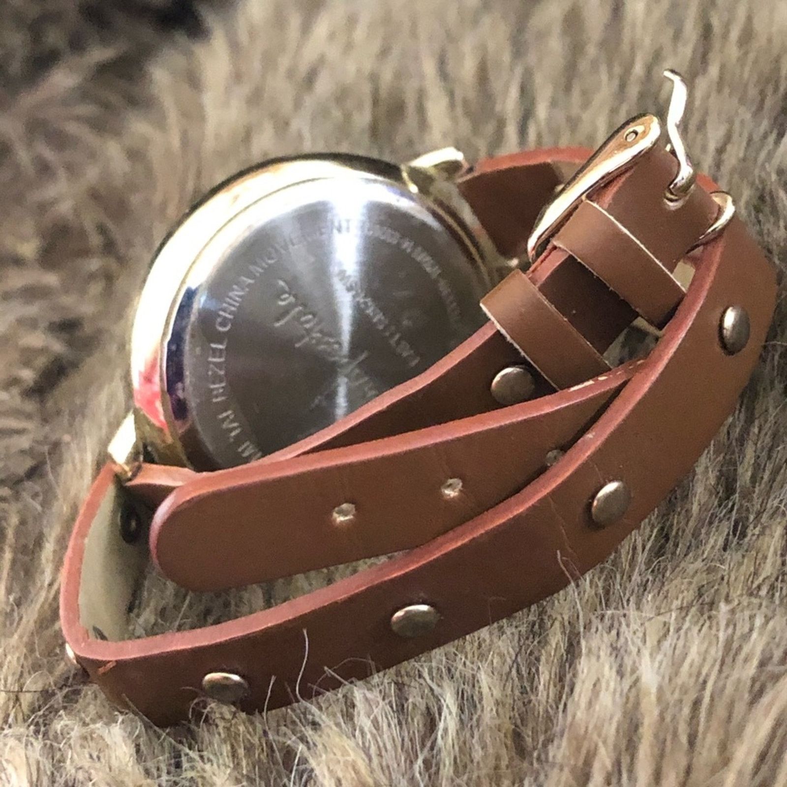 Aeropostale Ladies Aeropostale brown faux leather wrap watch Size ONE SIZE - 7 Thumbnail