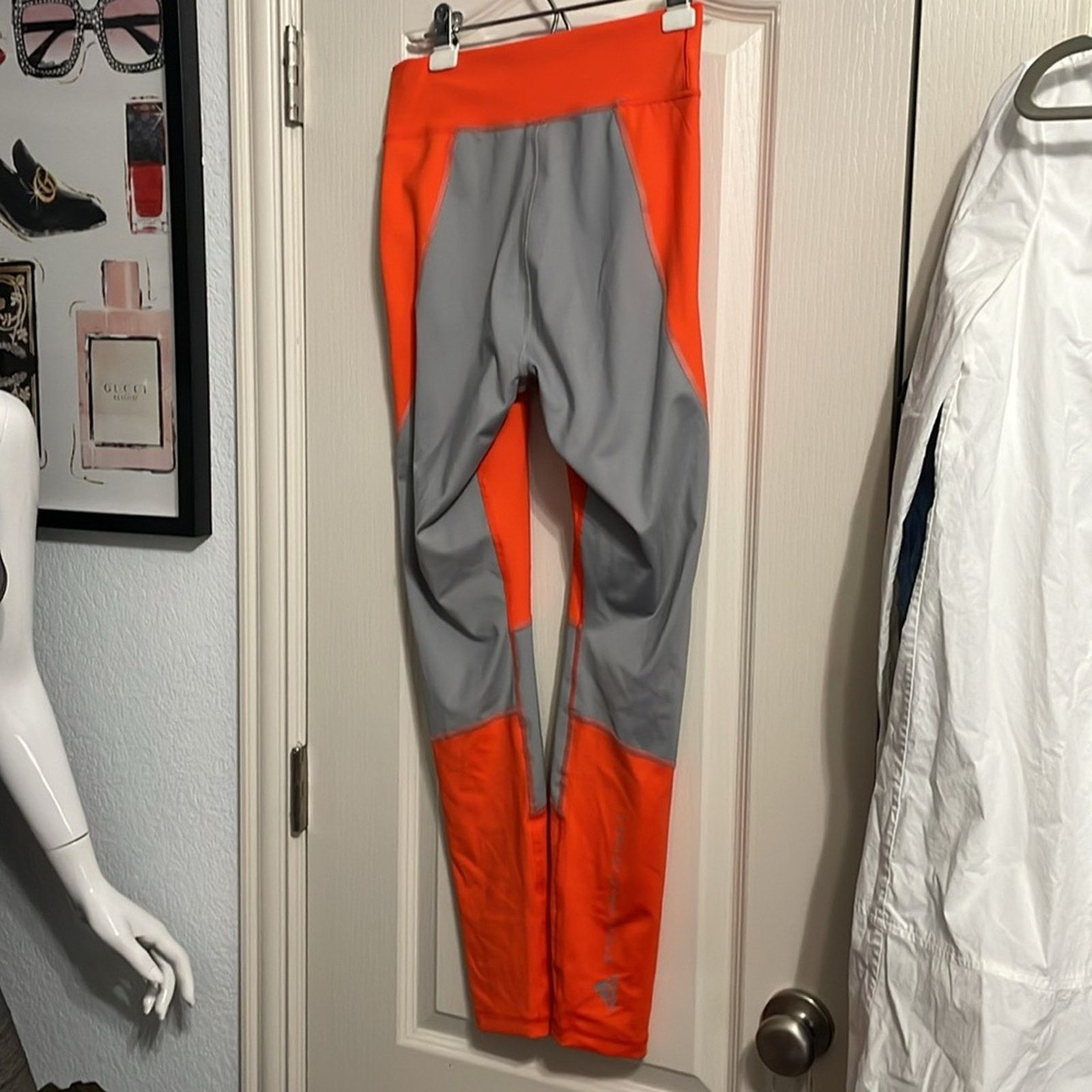 Adidas × Stella McCartney NWT Adidas Stella McCartney Orange TPR True Purpose Tight M Size 27" / US 4 / IT 40 - 3 Thumbnail