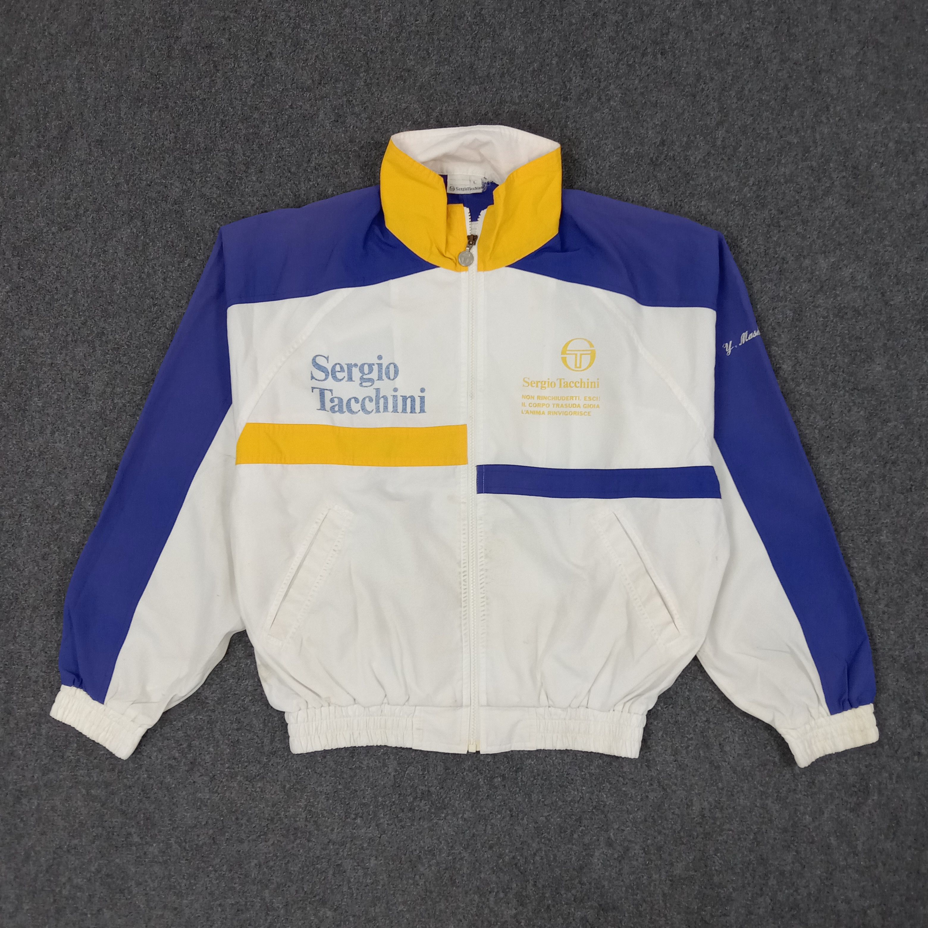 Sergio Tacchini Sports Style Tennis Jacket C221N7