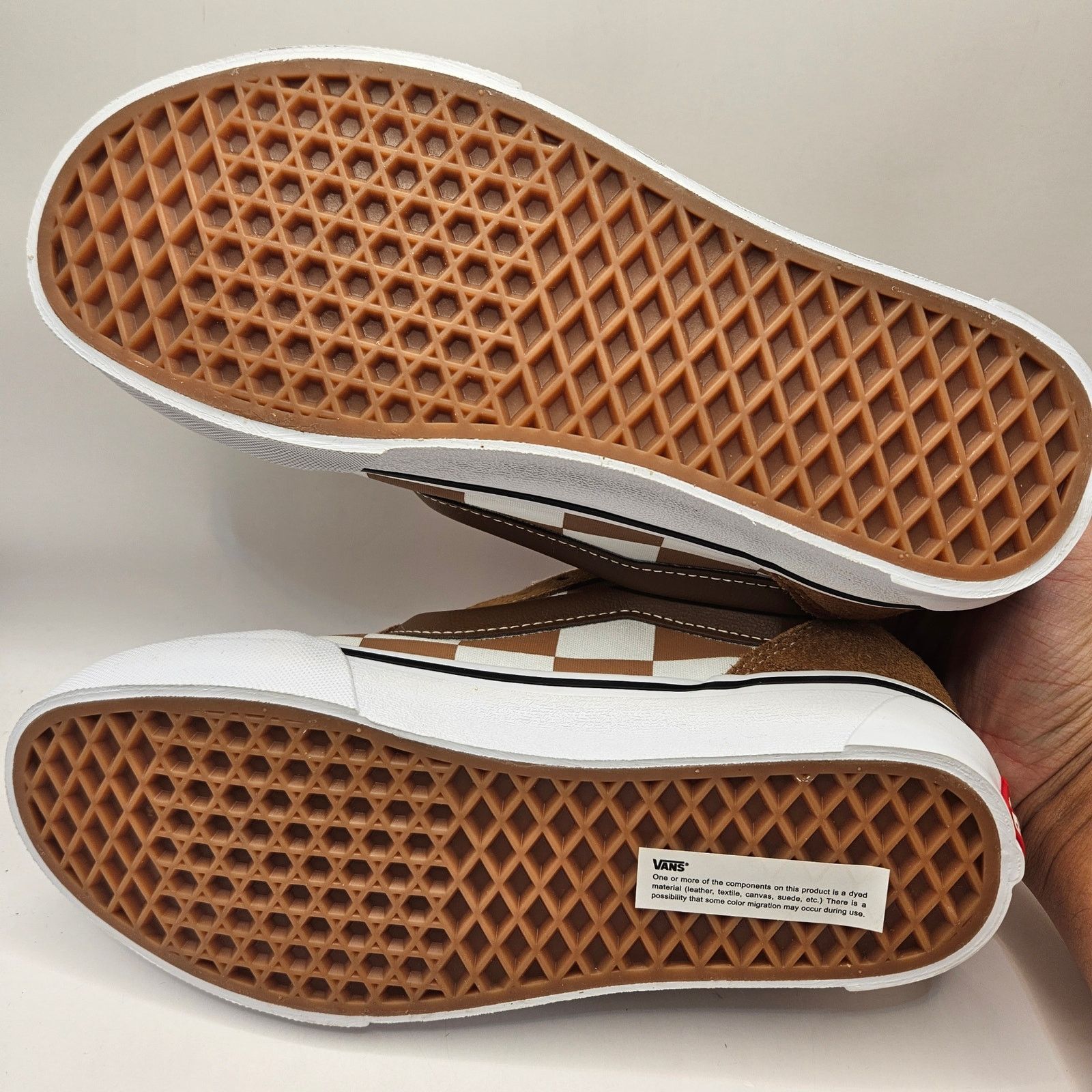 Vans VANS MEN'S 8 KNU SKOOL MEGA CHECK BROWN NWOB VN000CRPBRO Size US 8 / EU 41 - 6 Thumbnail