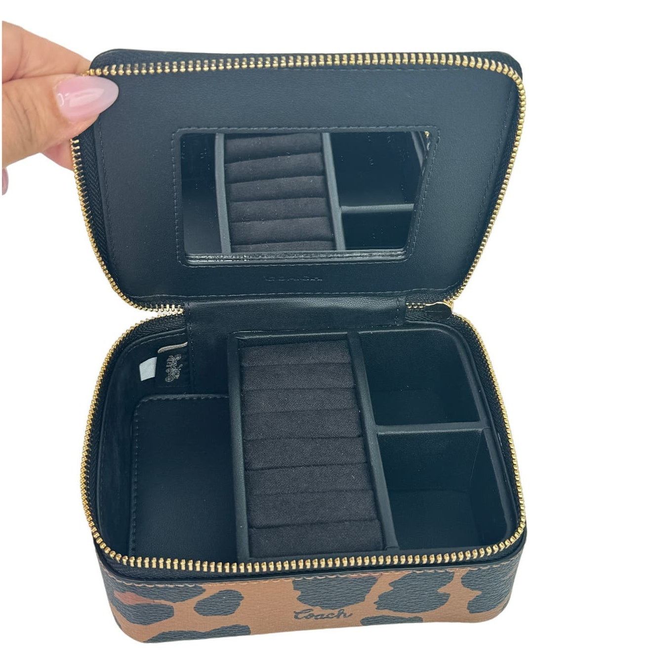Coach Coach Jewlery Box with Leopard print New Size ONE SIZE - 2 Thumbnail