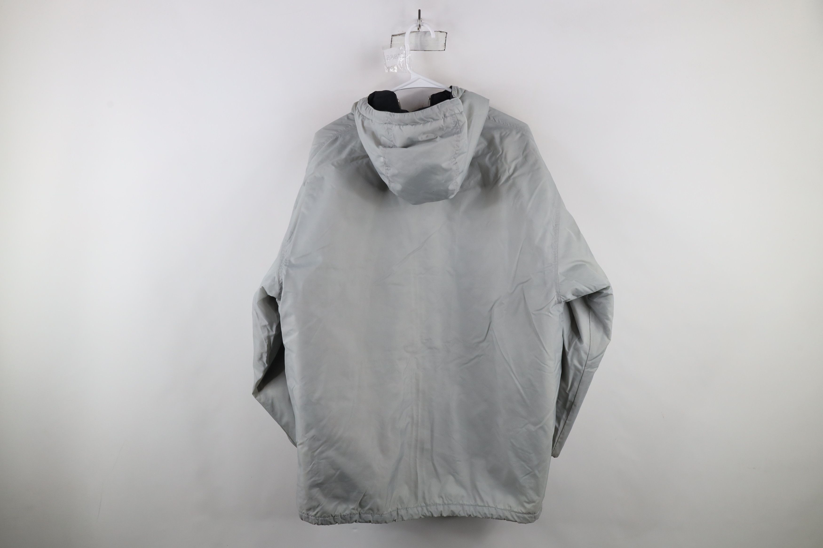 Nike × Vintage Vintage 90s Nike Mini Swoosh Reversible Hooded Anorak Jacket Size US M / EU 48-50 / 2 - 9 Thumbnail