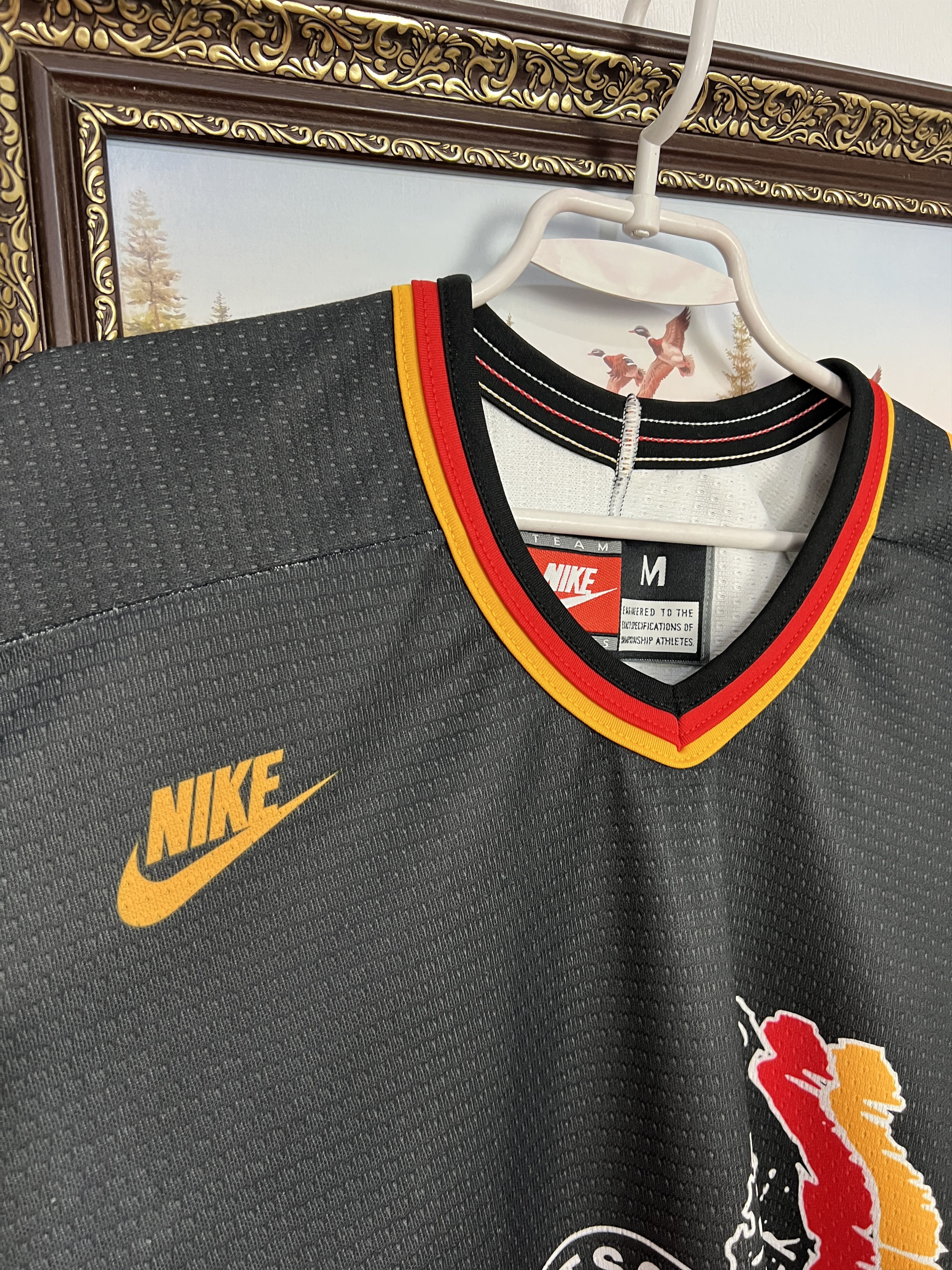 Nike Vintage Germany Deutschland Ice Hockey Jersey Shirt Trikot Size US M / EU 48-50 / 2 - 5 Thumbnail