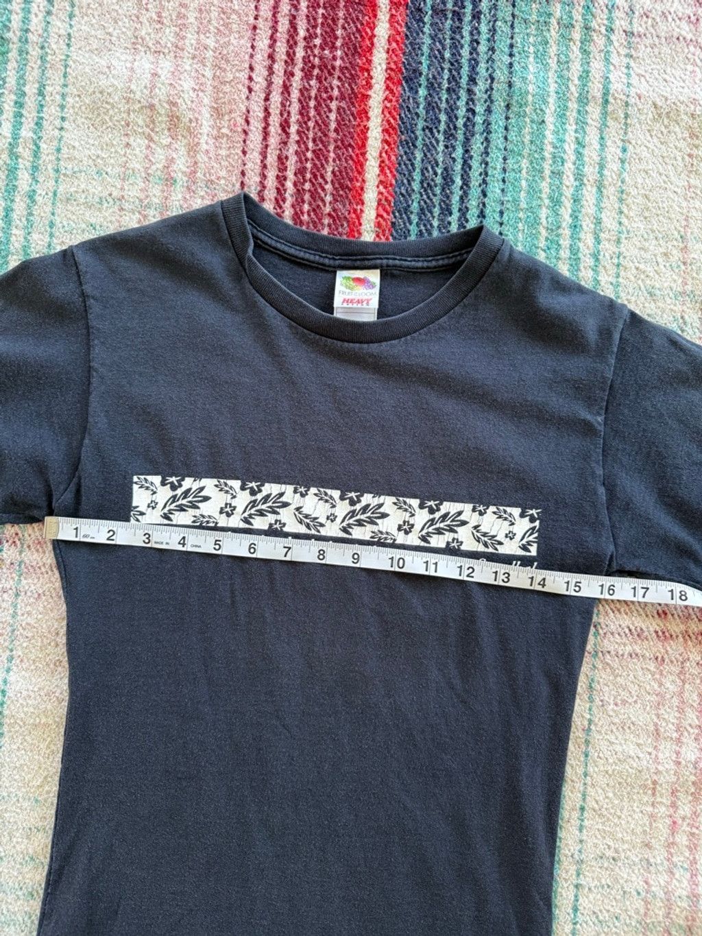 Fruit Of The Loom Fruit of the Loom Black Stendhal Quote Short Sleeve Tee S Size S / US 4 / IT 40 - 4 Thumbnail