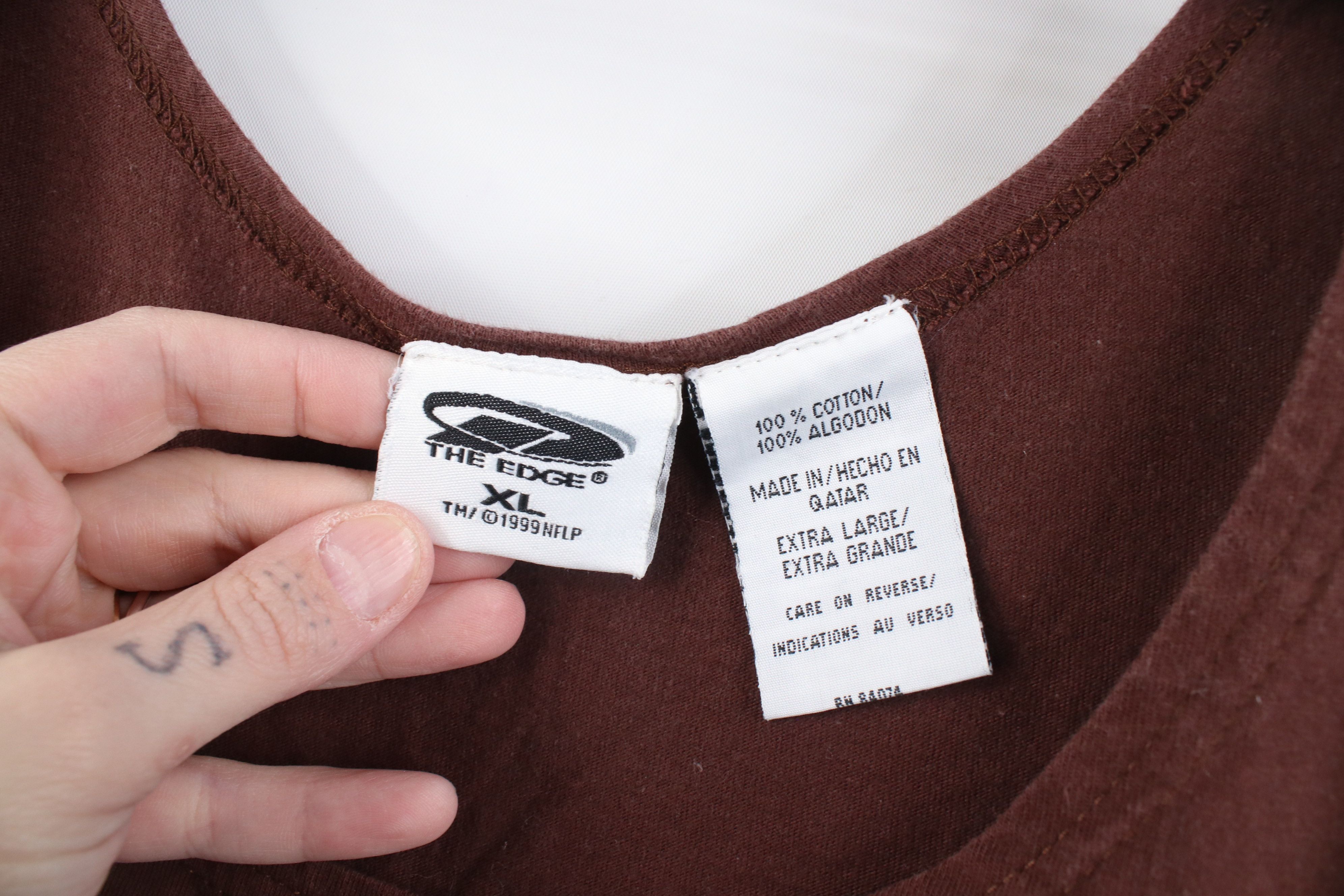 Vintage Vintage 90s Browns Football Tank Top T-Shirt Brown Cotton Size US XL / EU 56 / 4 - 6 Thumbnail