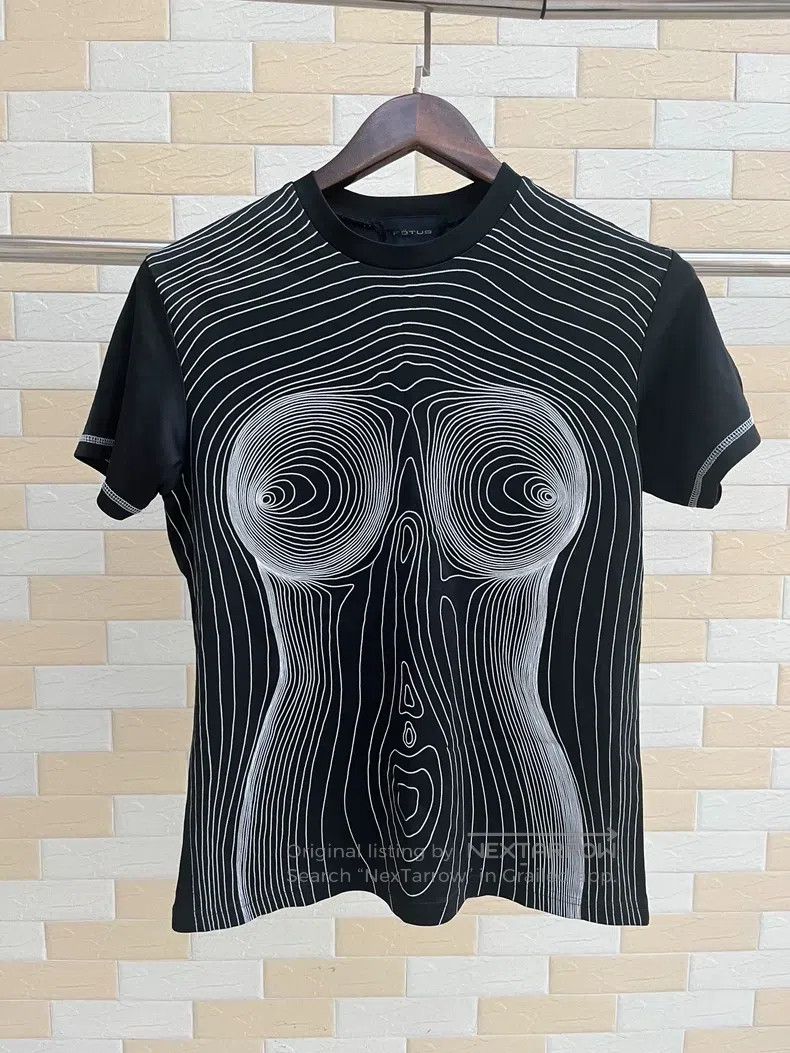 Fotus fotus size F Female body 3D print T-shirt Size S / US 4 / IT 40 - 1 Thumbnail