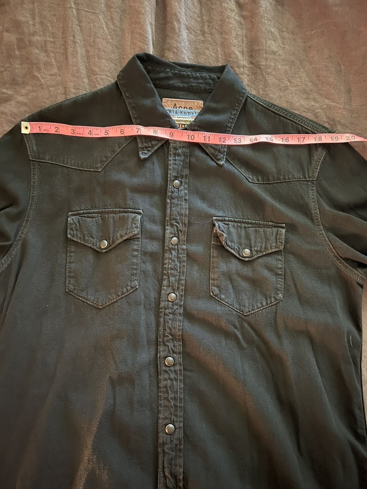 Acne Studios Western Denim Shirt Size US L / EU 52-54 / 3 - 13 Thumbnail