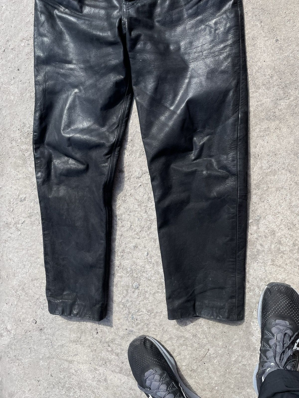 Genuine Leather Leather Vintage Avant Garde Y2K Hype Opium Pants Offset Size US 34 / EU 50 - 8 Thumbnail