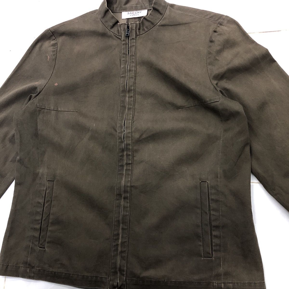 Yohji Yamamoto By Yohji Yamamoto, Y’Saccs Army Green Light Jacket Size US S / EU 44-46 / 1 - 8 Thumbnail
