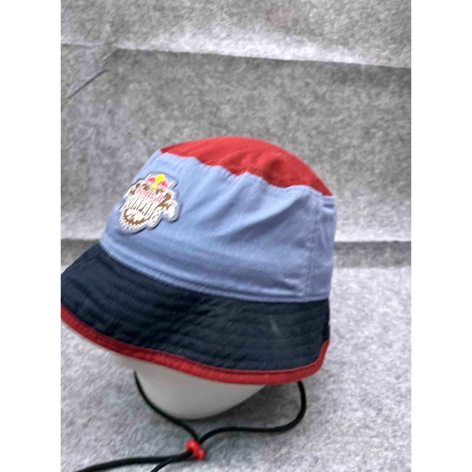 Vintage VINTAGE Red Bull Bucket Hat Unisex Adults One Size Blue Cotton Outdoor Beach Travel Logo 90s Size ONE SIZE - 4 Thumbnail
