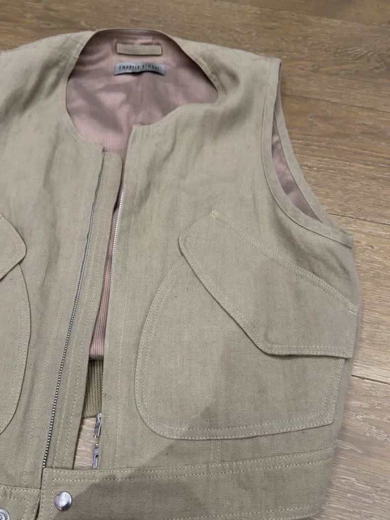 Our Legacy Our Legacy Linen vest beige Size US M / EU 48-50 / 2 - 4 Thumbnail
