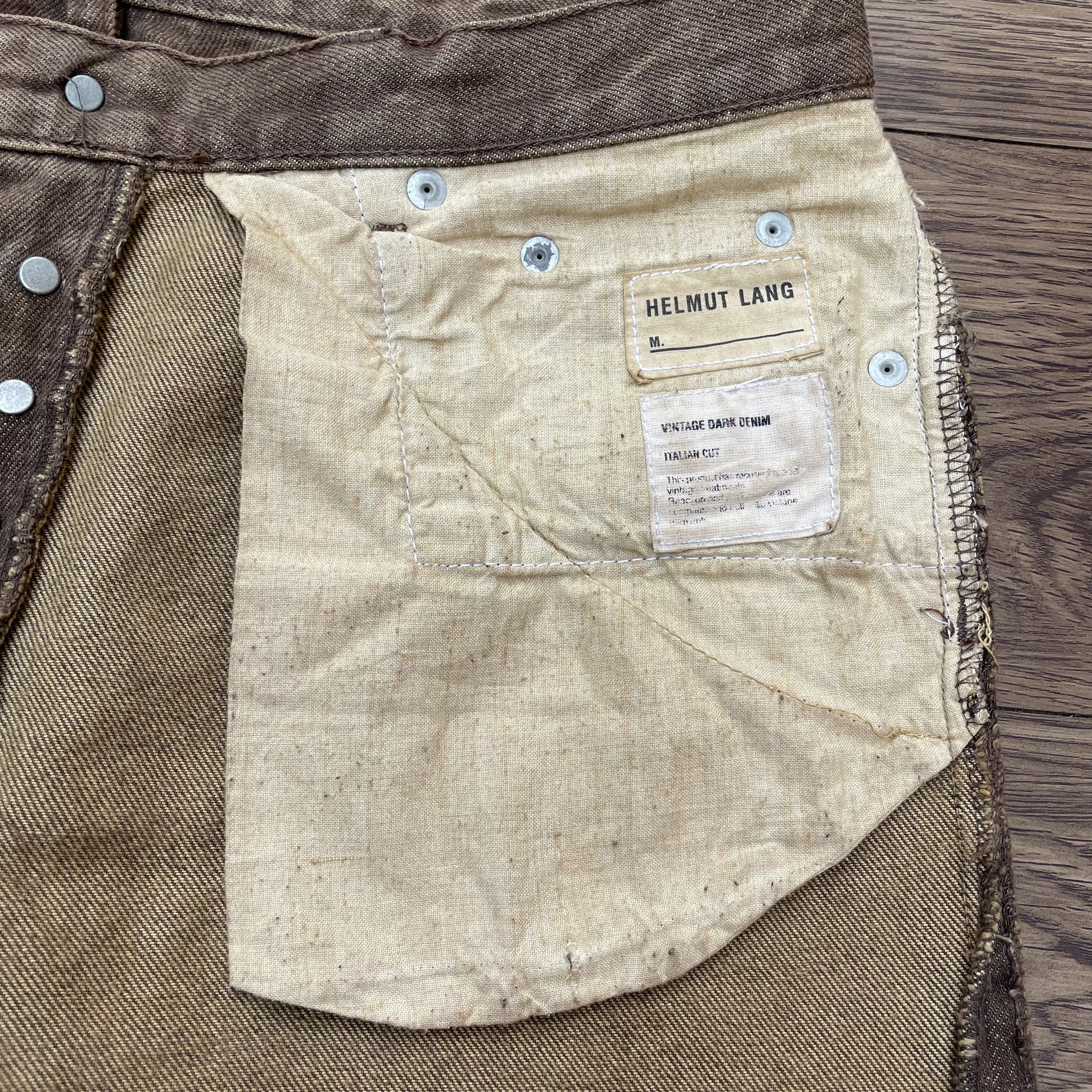 Helmut Lang Helmut Lang Vintage Dark Denim Size US 29 - 9 Thumbnail