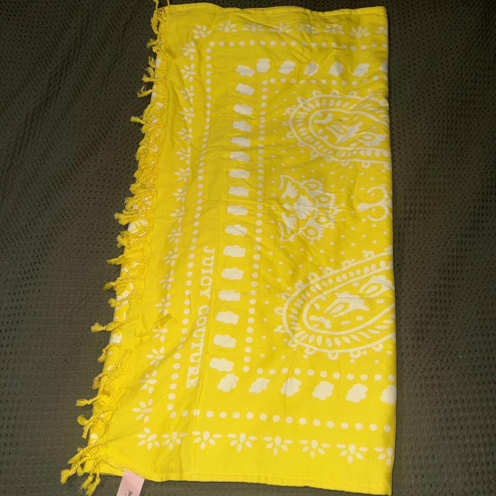 Juicy Couture Jeans Y2K Retro JUICY COUTURE BEACH TOWEL Size ONE SIZE - 2 Thumbnail