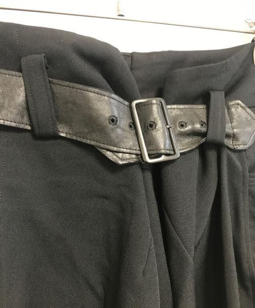 Yohji Yamamoto REGULATION Yohji Yamamoto Wide pants with leather belt Size US 41 - 7 Thumbnail
