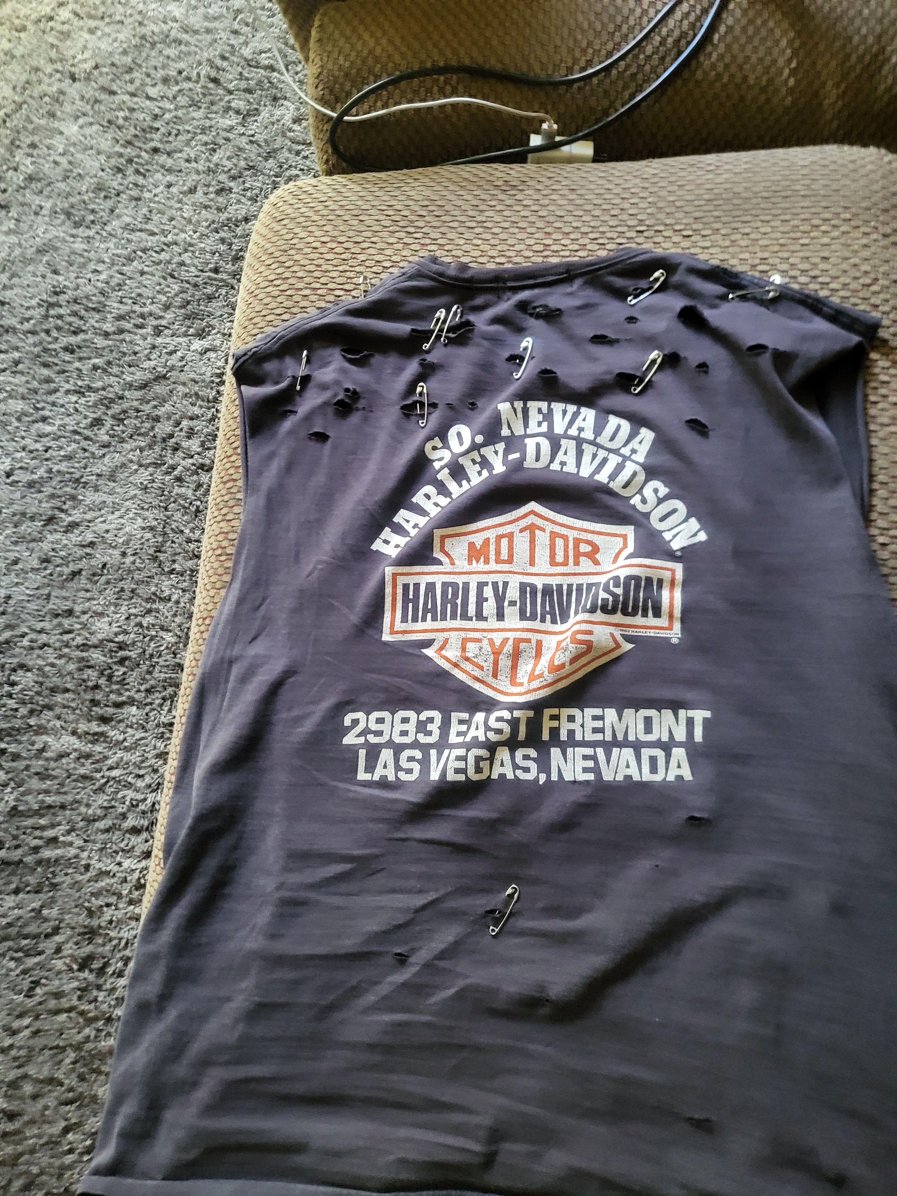 Earthling Harley Davidson Size US XL / EU 56 / 4 - 2 Thumbnail