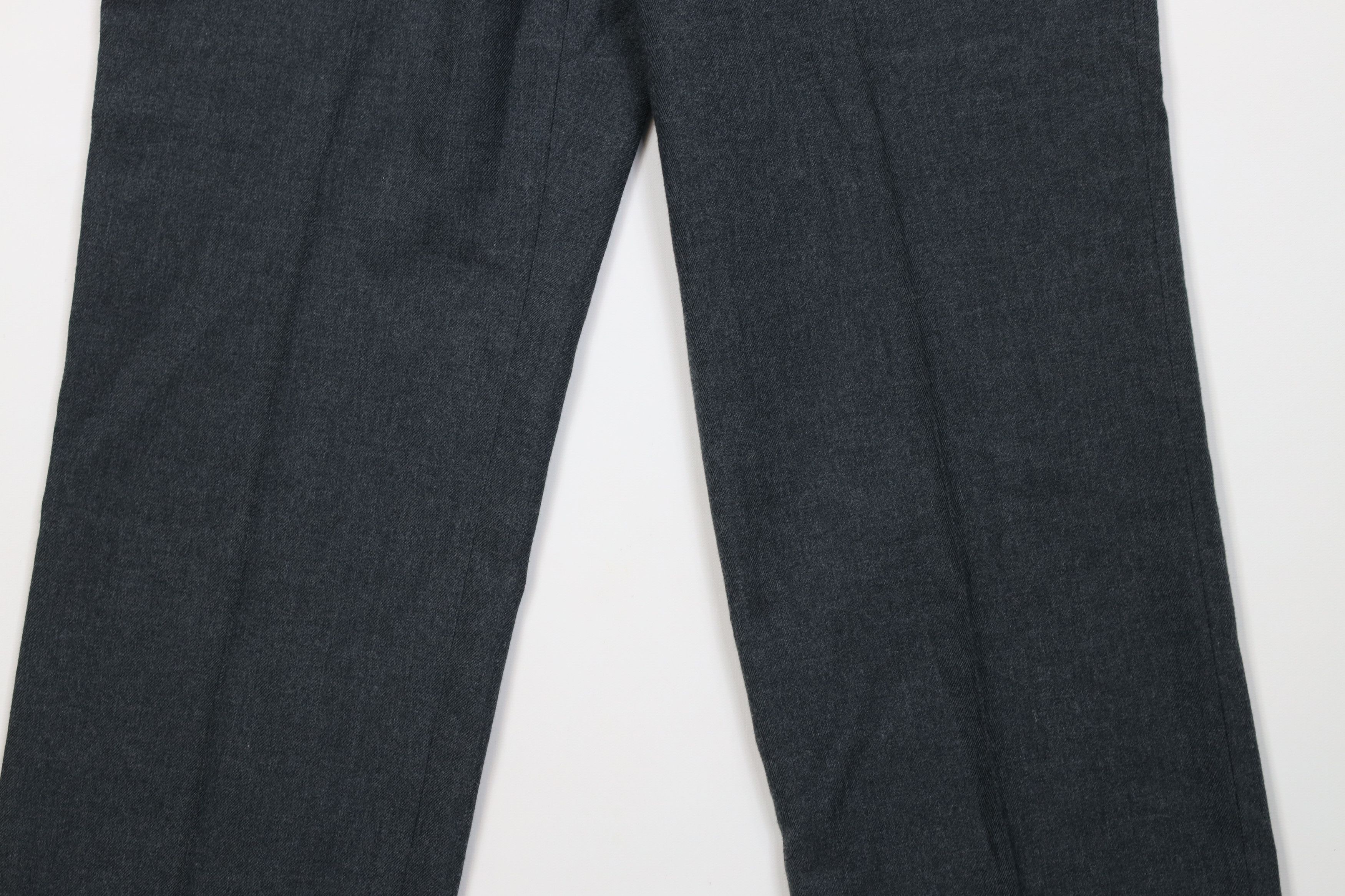 Vintage Vintage 70s Streetwear Gabardine Blend Knit Chino Pants Gray Size US 32 / EU 48 - 3 Thumbnail