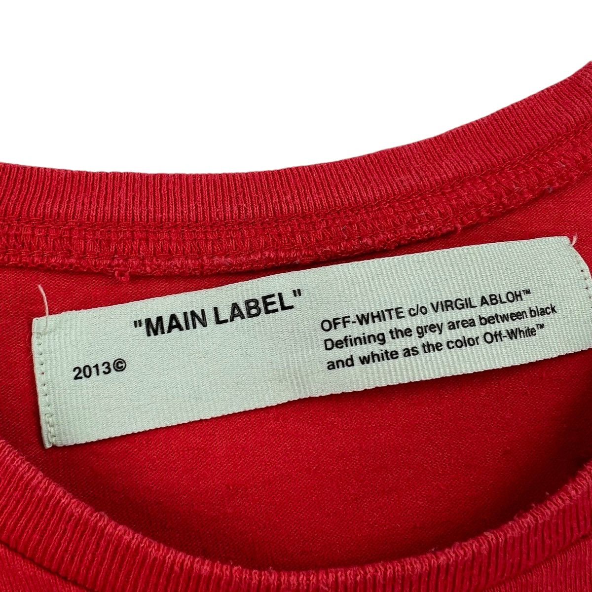 Off-White Off-White Impressionism Arrows Red Long Sleeve T Shirt Size US S / EU 44-46 / 1 - 6 Thumbnail