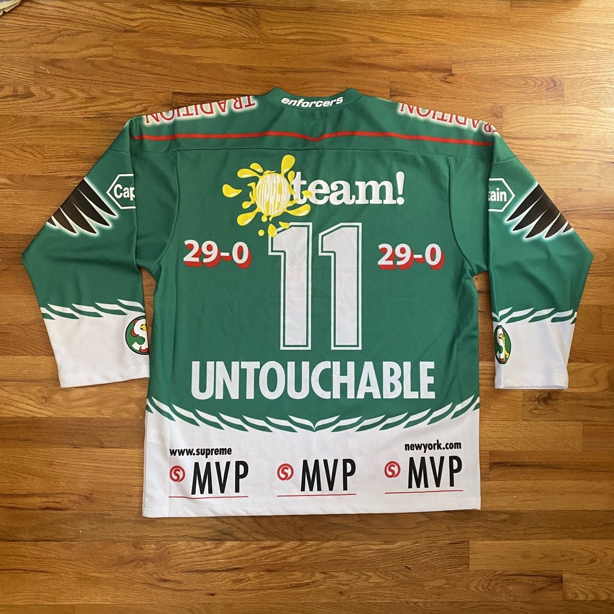 Supreme Green Supreme Eagle Moto Jersey | Grailed