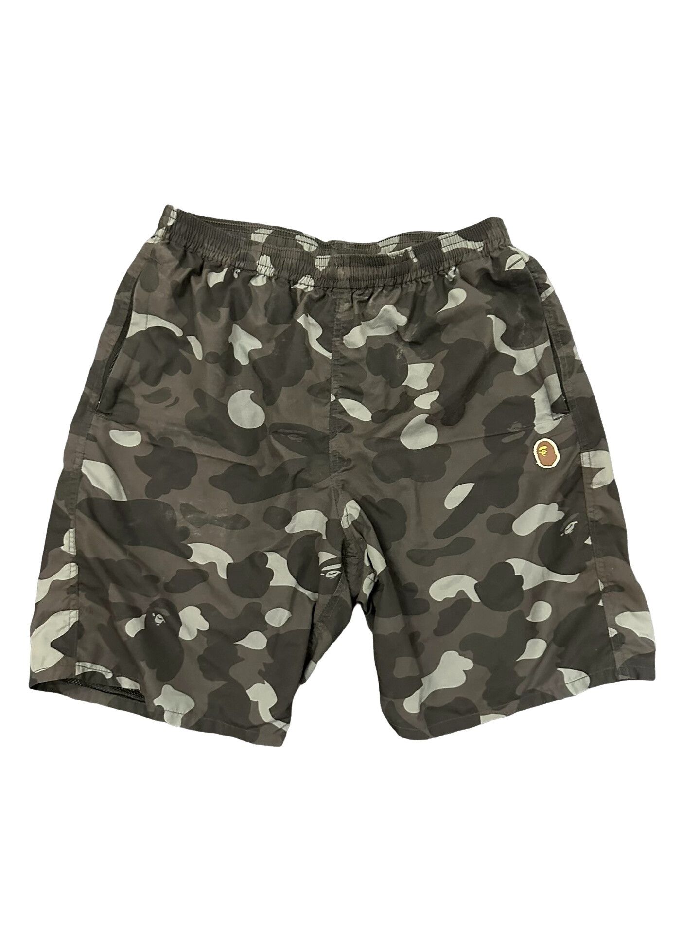Bape Bape Gray Camo Shorts Size M Size US 32 / EU 48 - 1 Thumbnail