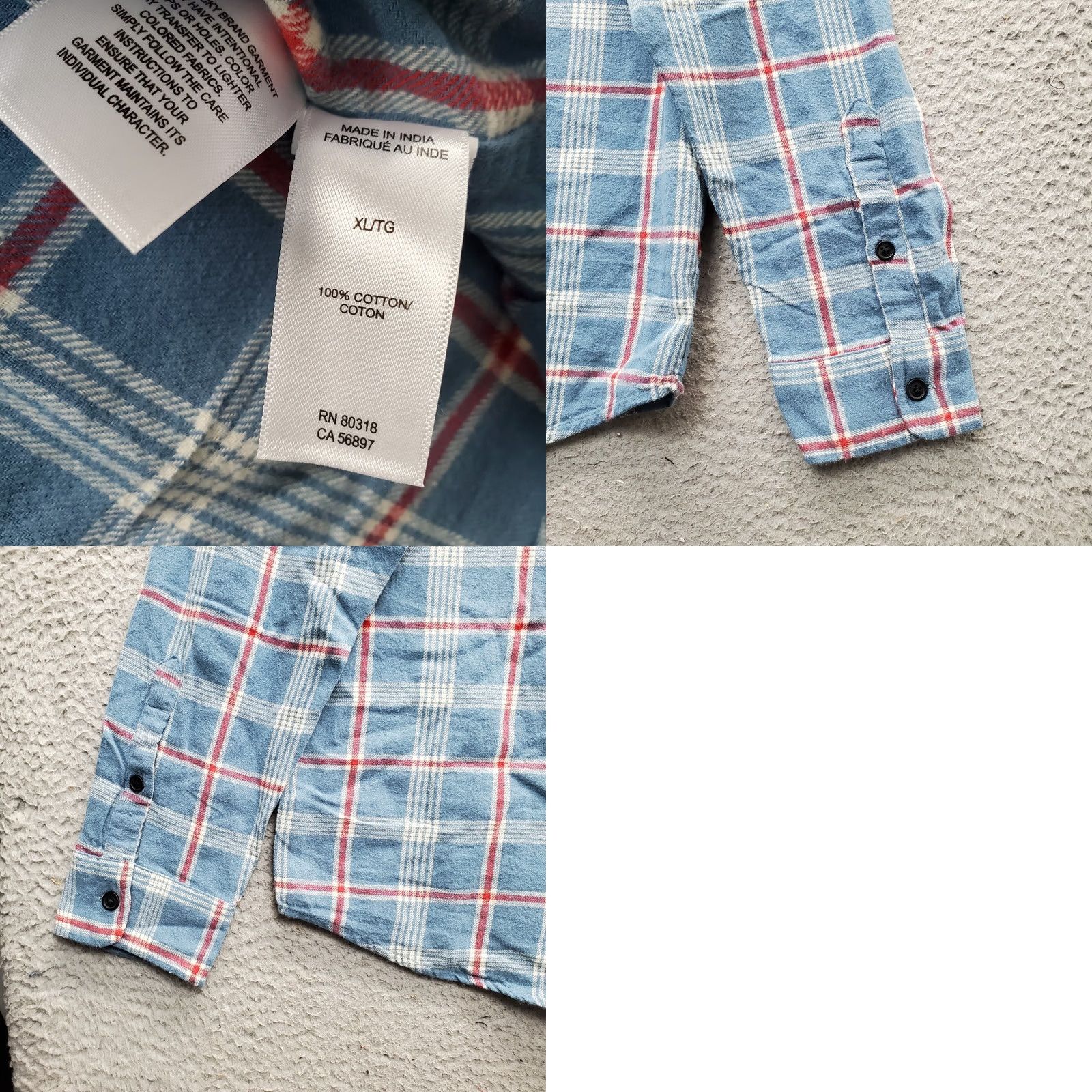 Lucky Brand Lucky Brand Flannel Shirt Mens XL Multi Plaid Chest Pocket Collared Button Up Size US XL / EU 56 / 4 - 8 Thumbnail