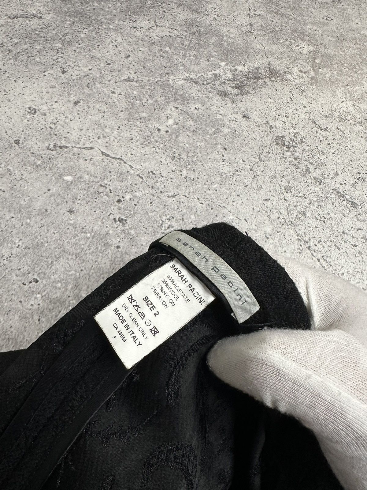 Sarah Pacini Sarah Pacini Wool Avant-Garde Asymmetrical jacket with belt Size XS / US 0-2 / IT 36-38 - 13 Thumbnail
