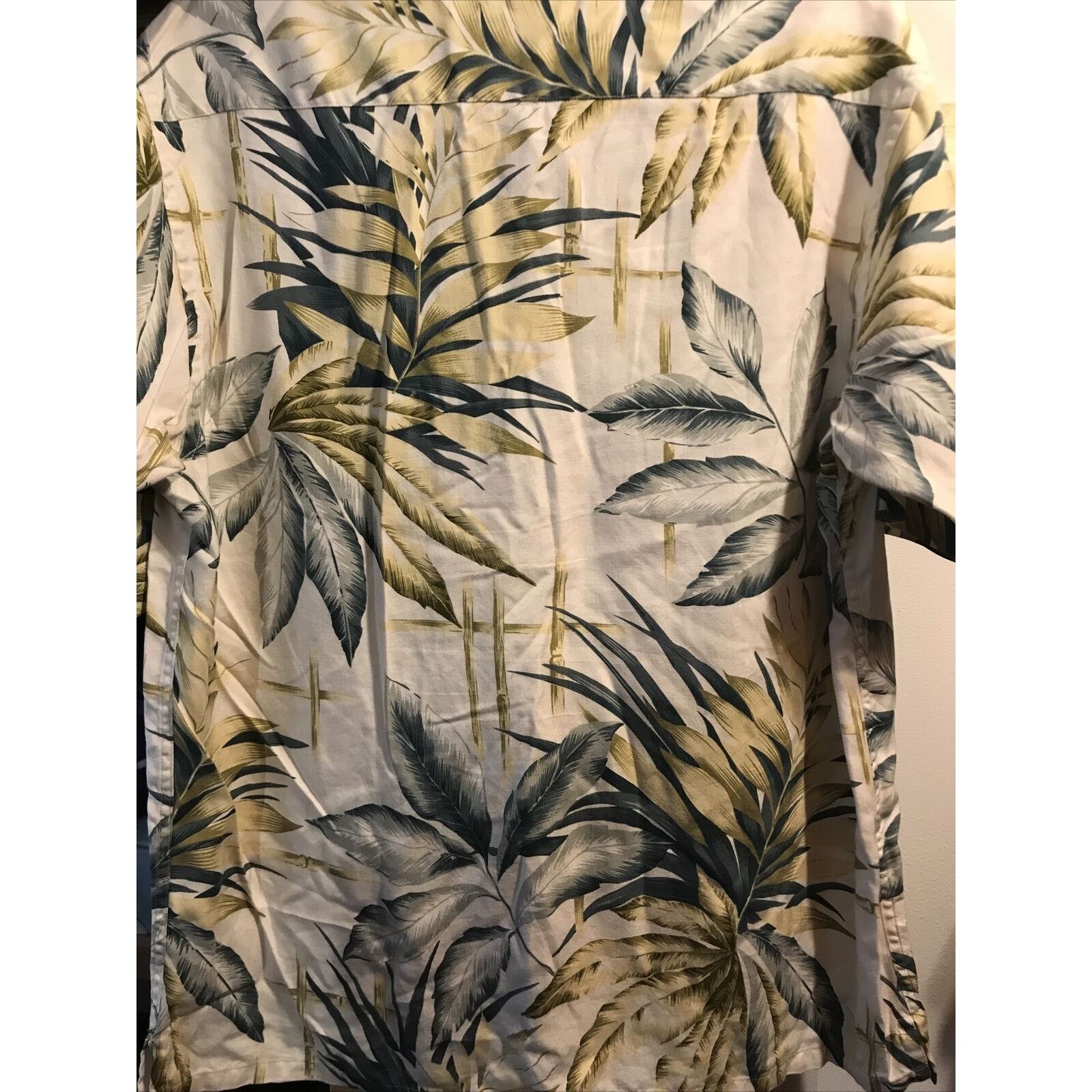 Caribbean Caribbean Men’s M Floral SS Button Silk Blend Hawaiian Shirt Size US M / EU 48-50 / 2 - 12 Thumbnail