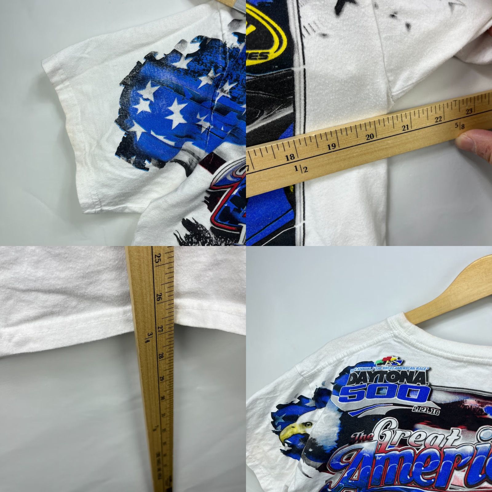 NASCAR Vintage NASCAR USA Racing Daytona T-Shirt Large White User: Vintage NASCAR USA Racing Daytona T-Shirt Large White Size US L / EU 52-54 / 3 - 8 Thumbnail