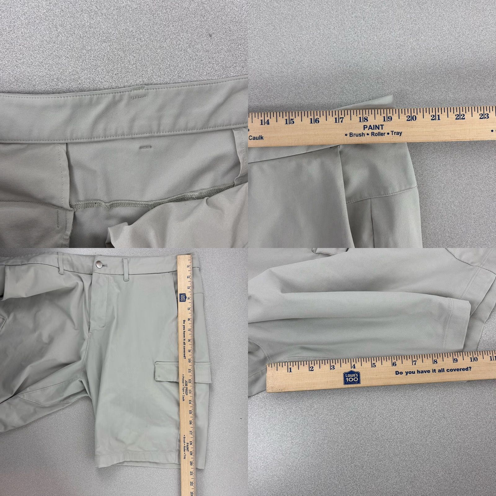 Lululemon Lululemon Cargo Shorts Mens Size 38 Beige 9.5" Inseam Stretch Casual Reflecting Utility Cargo Style Size US 38 / EU 54 - 9 Thumbnail