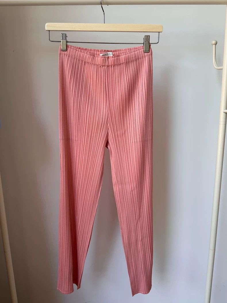 Issey Miyake Issey Miyake size:1 Pink pleated trousers Size 31" - 1 Thumbnail