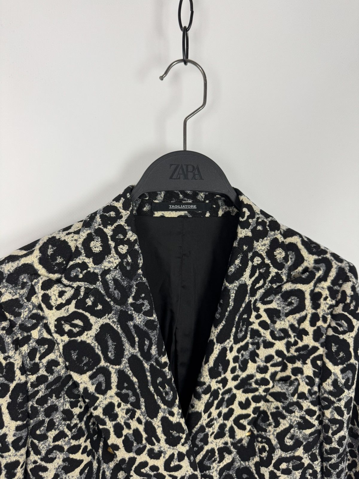 Tagliatore Tagliatore Leopard Double Breasted Women’s Blazer Size M / US 6-8 / IT 42-44 - 5 Thumbnail
