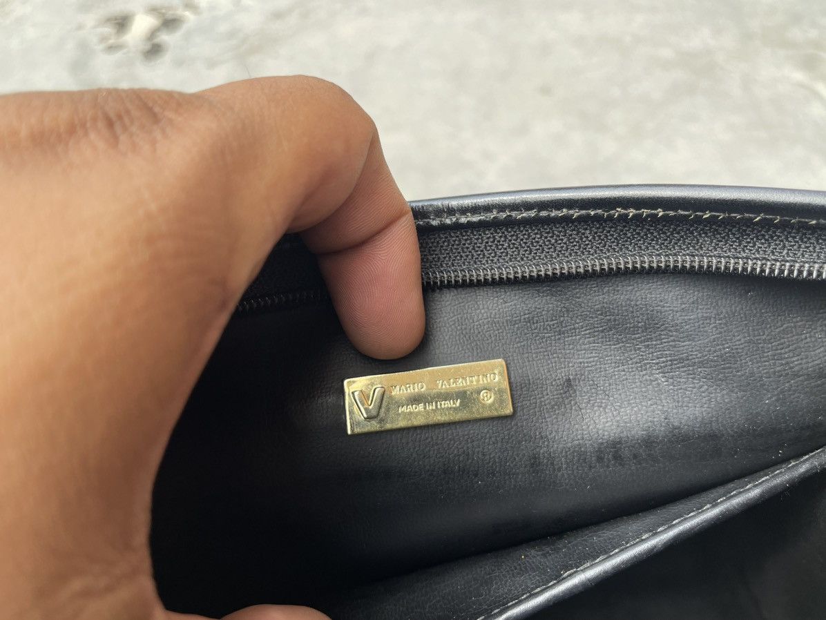 Valentino Valentino Leather Clutch Bag Monogram Size ONE SIZE - 6 Thumbnail