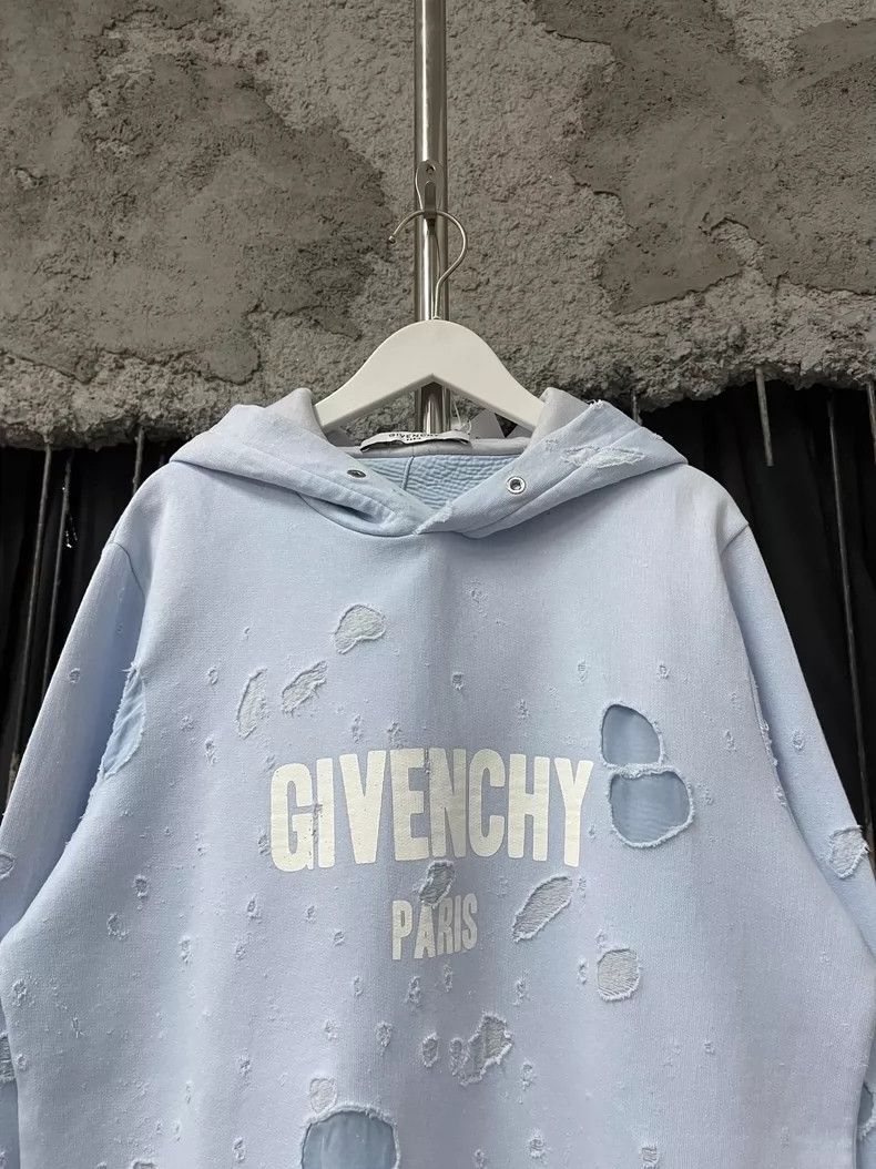 Givenchy Givenchy Distressed Hoodie Size US XS / EU 42 / 0 - 3 Thumbnail