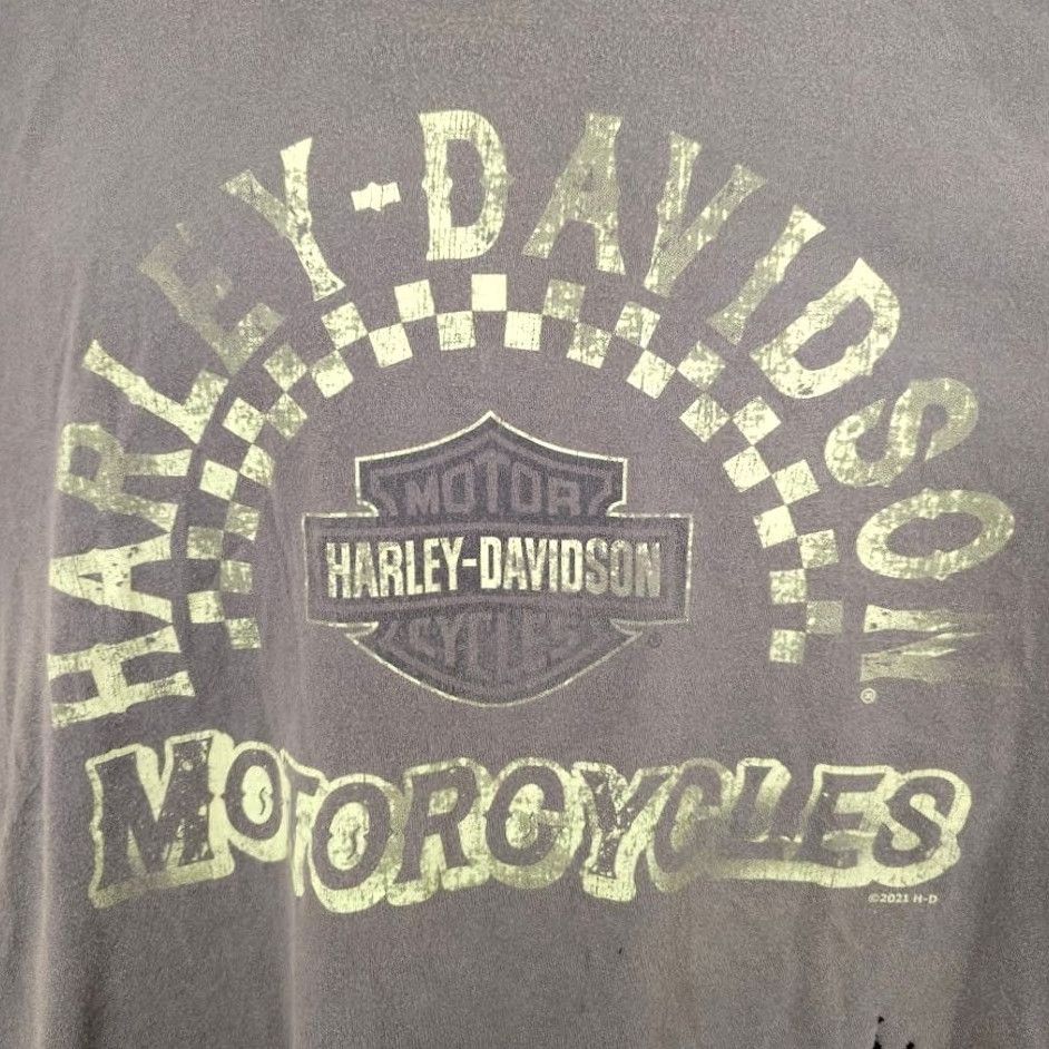 Harley Davidson Harley-Davidson T Shirt Mens 2XL Gray Timber Town Salem Oregon Biker Shirt Mens Vintage? Size US XXL / EU 58 / 5 - 3 Thumbnail